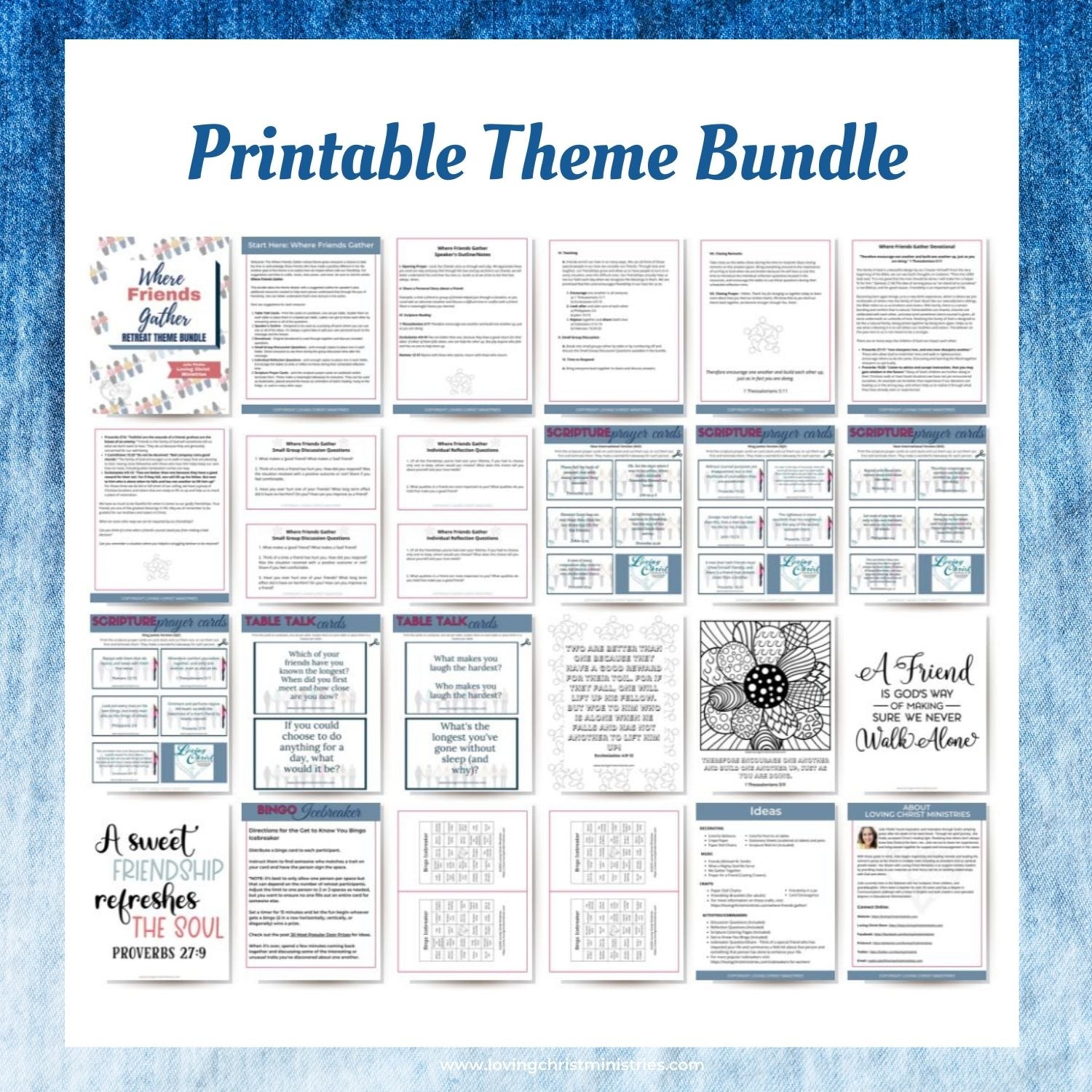 Collection of Where Friends Gather Theme Resources
