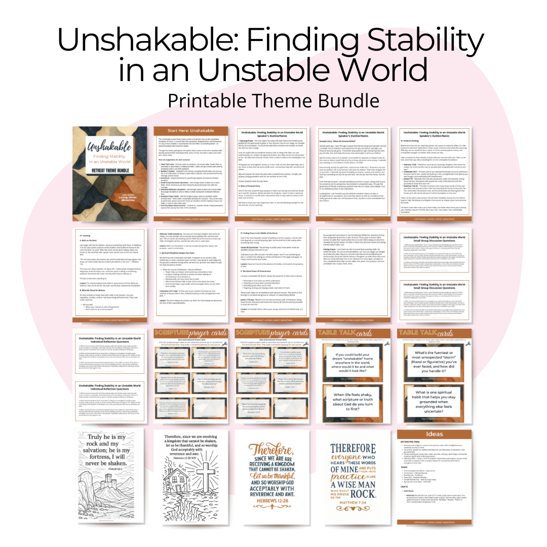 Unshakable: Finding Stability in an Unstable World