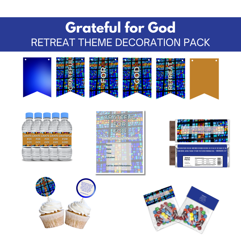 Grateful for God Decoration Pack