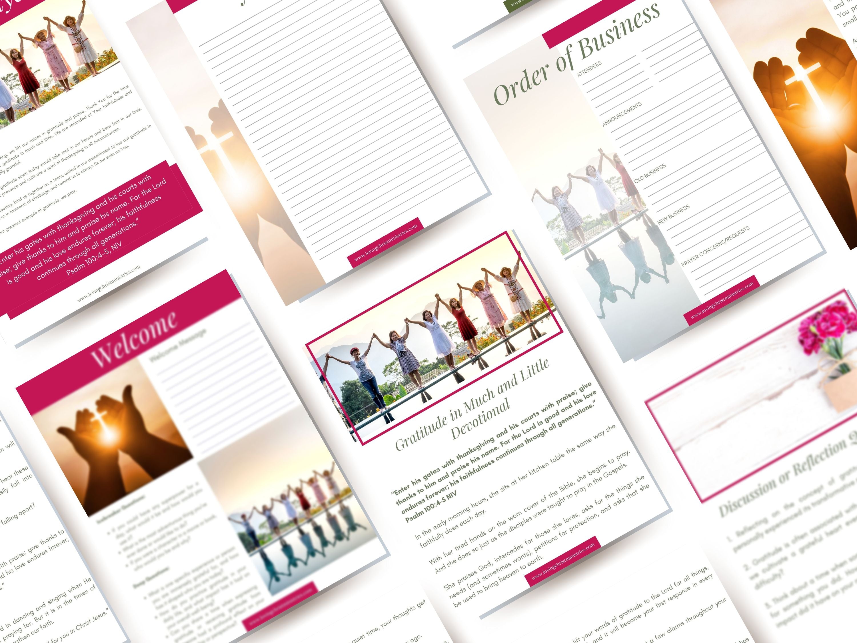 Gratitude in Much and Little - November Monthly Ministry Meeting Pack
