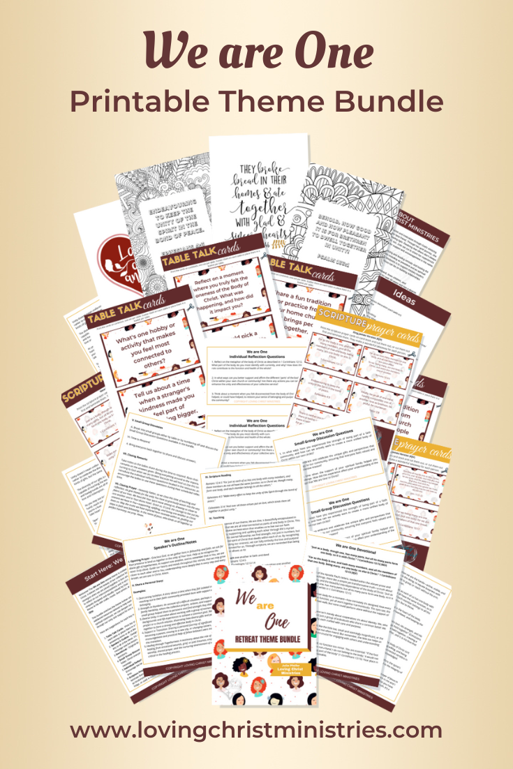 We are One Printable Theme Bundle