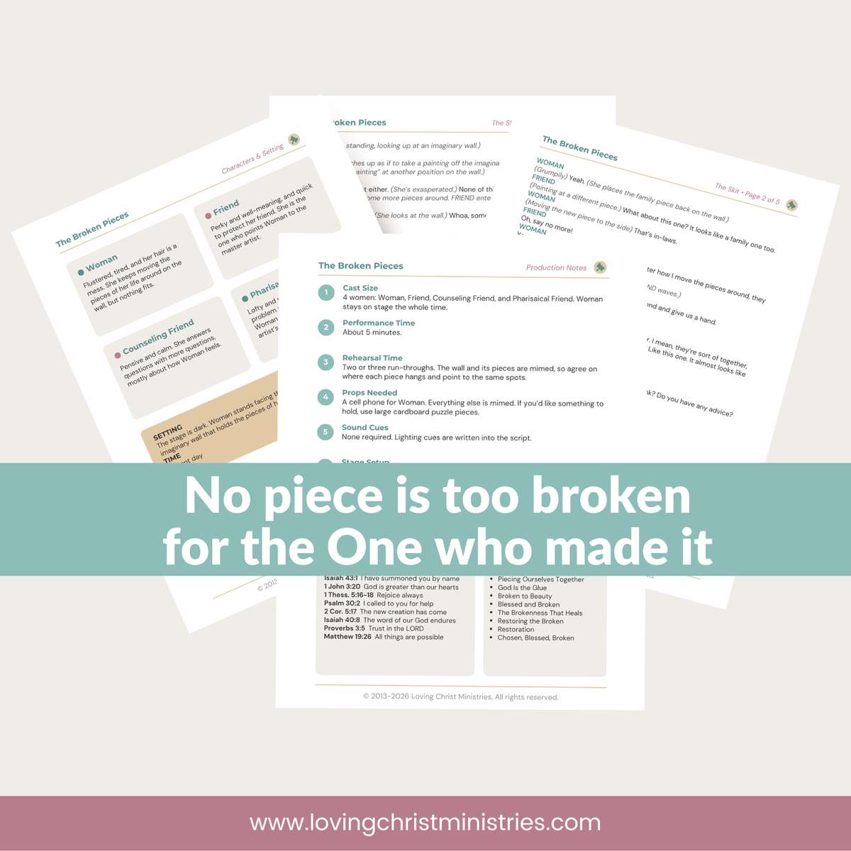 The Broken Pieces - Christian Skit