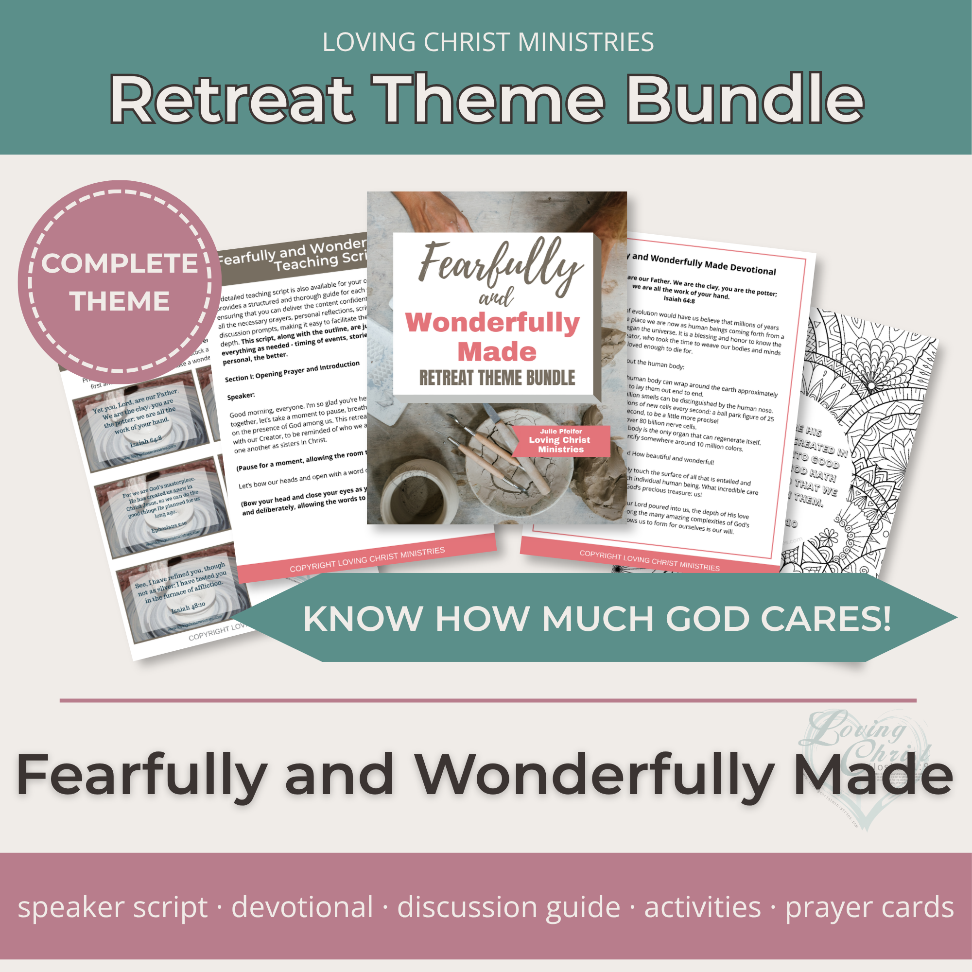 Fearfully and Wonderfully Made Printable Theme Bundle