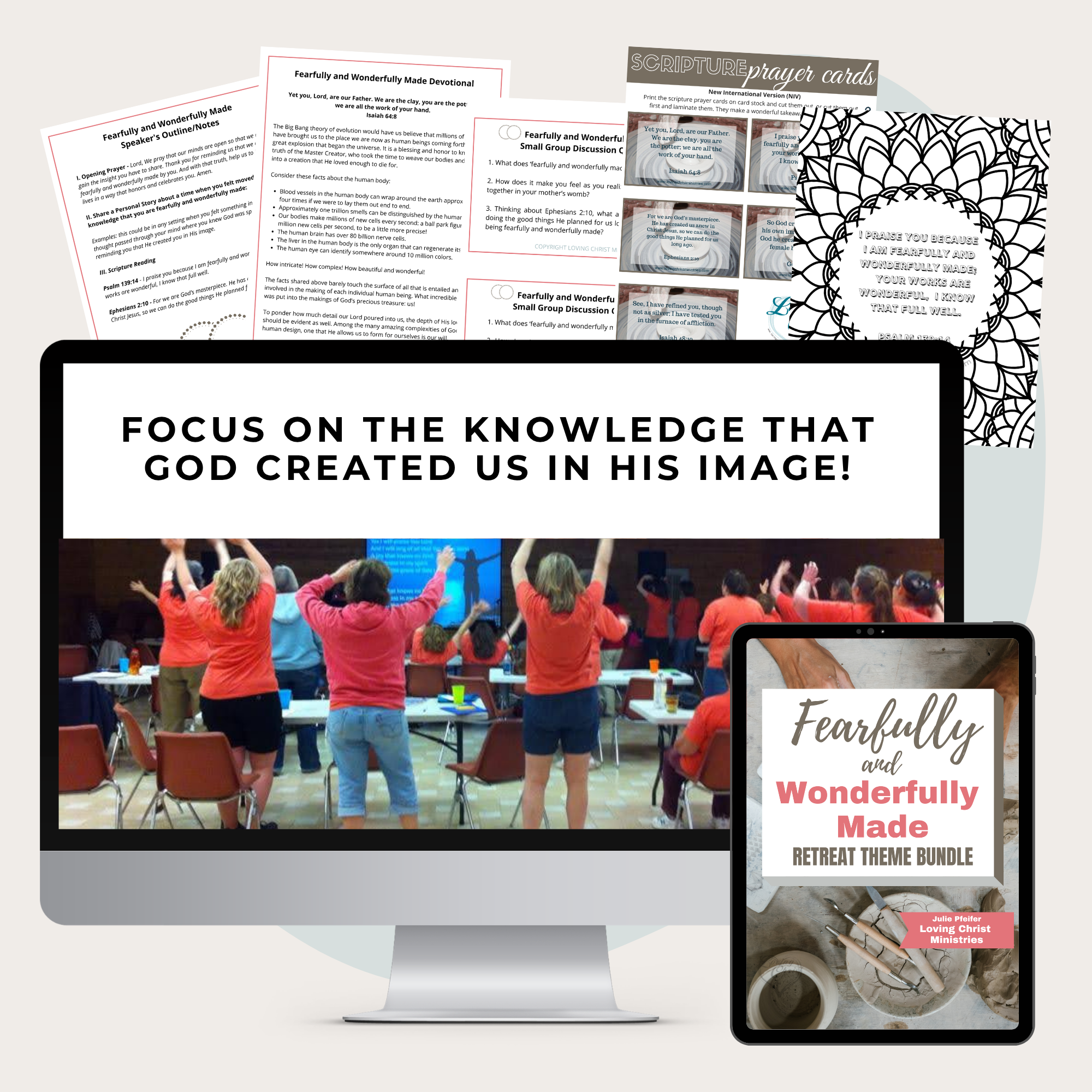 Fearfully and Wonderfully Made Printable Theme Bundle