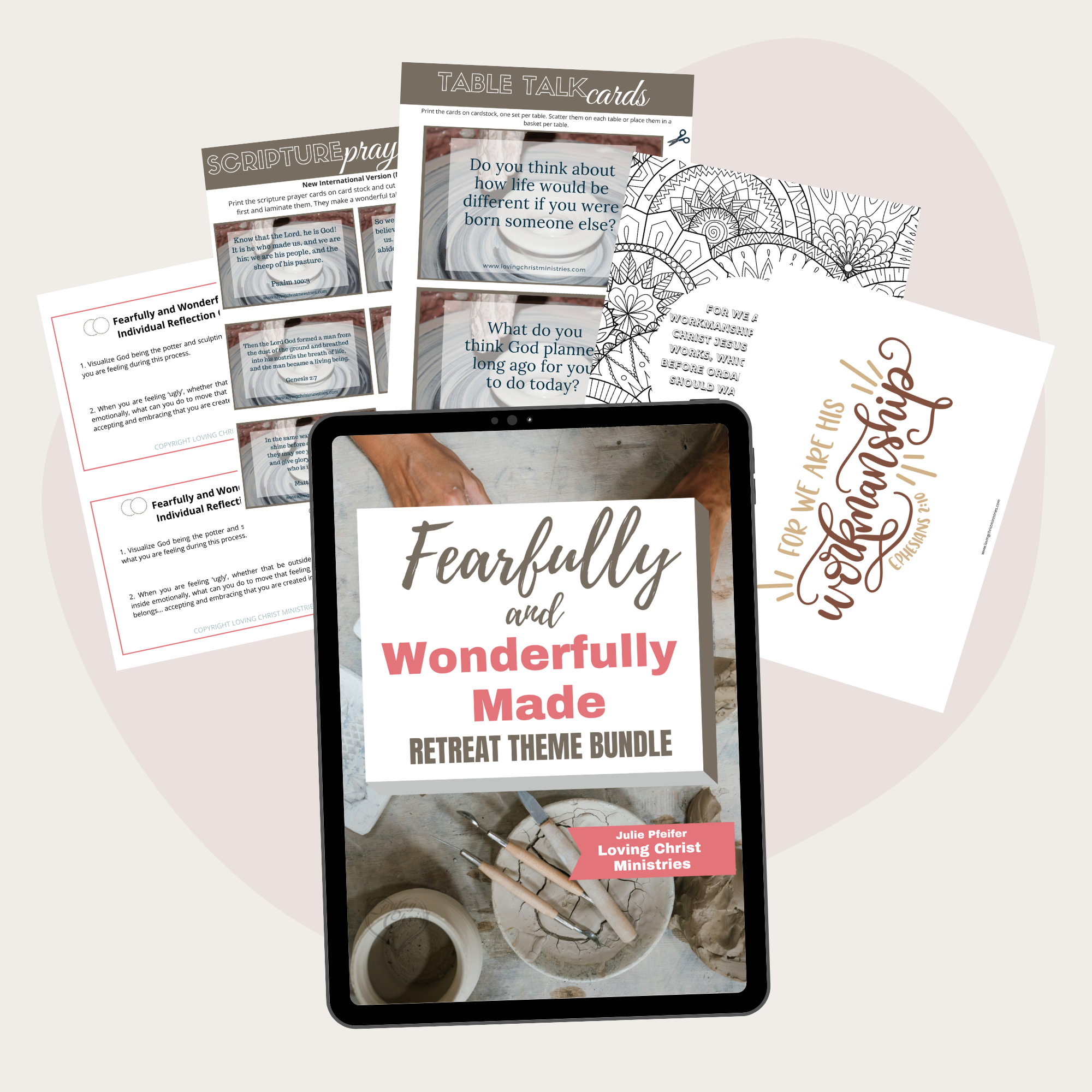Fearfully and Wonderfully Made Printable Theme Bundle