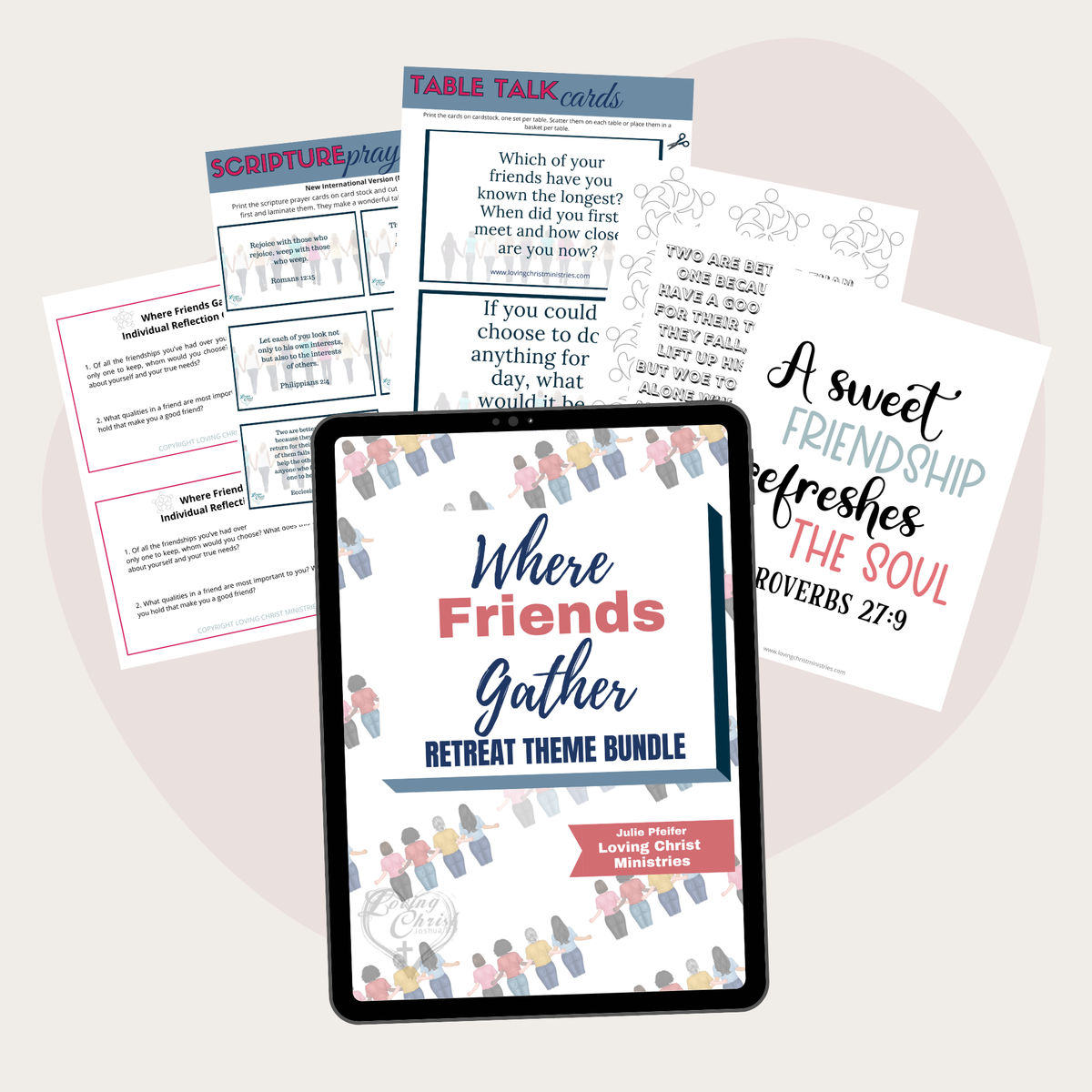 Where Friends Gather Printable Theme Bundle