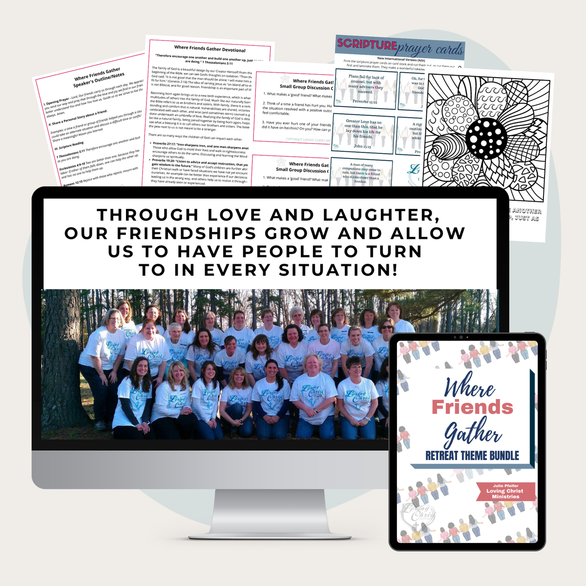 Where Friends Gather Printable Theme Bundle