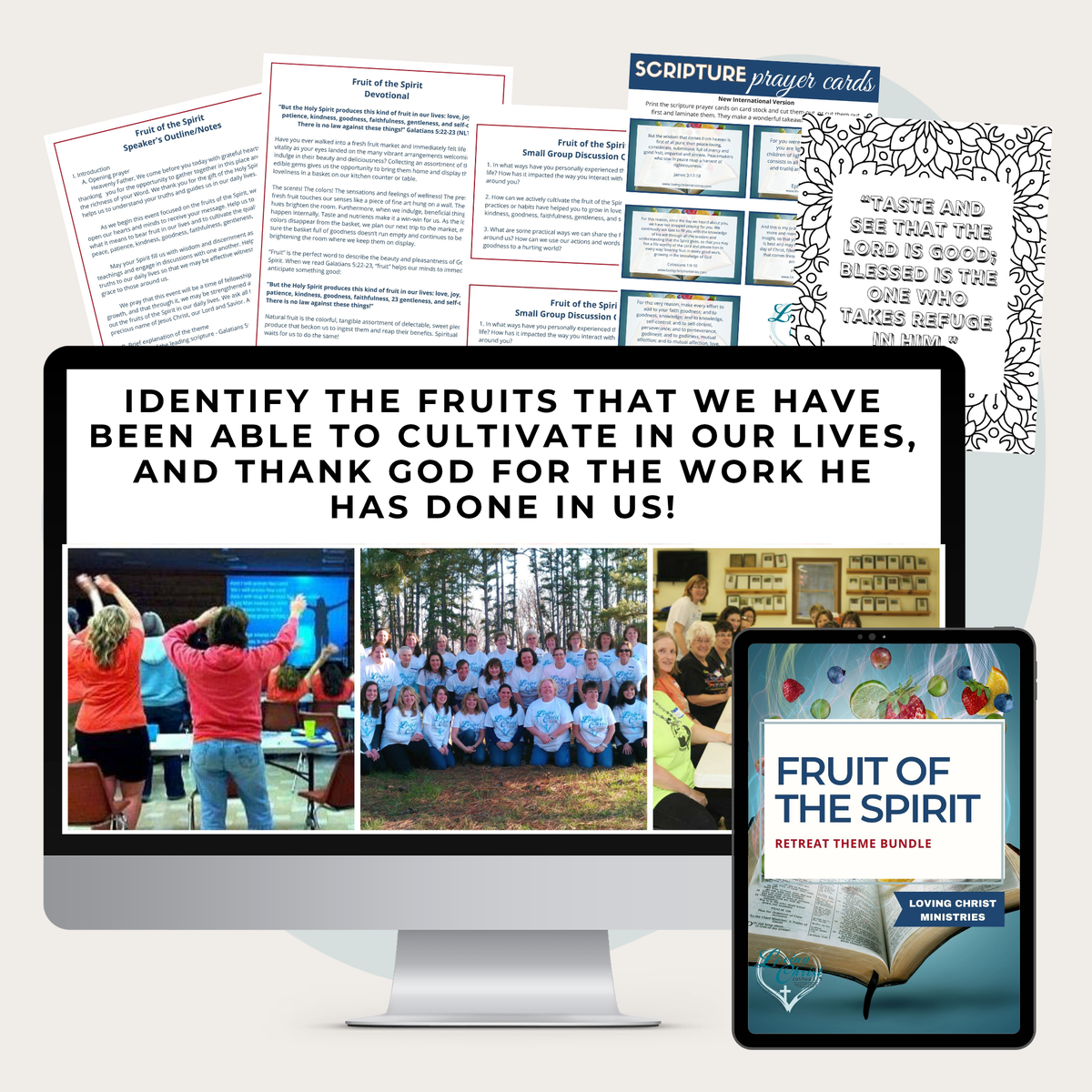 Fruit of the Spirit Printable Theme Bundle