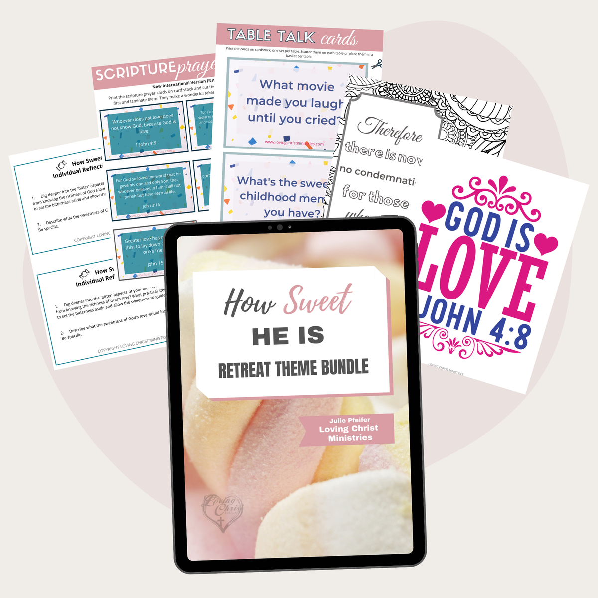 How Sweet He Is Printable Theme Bundle