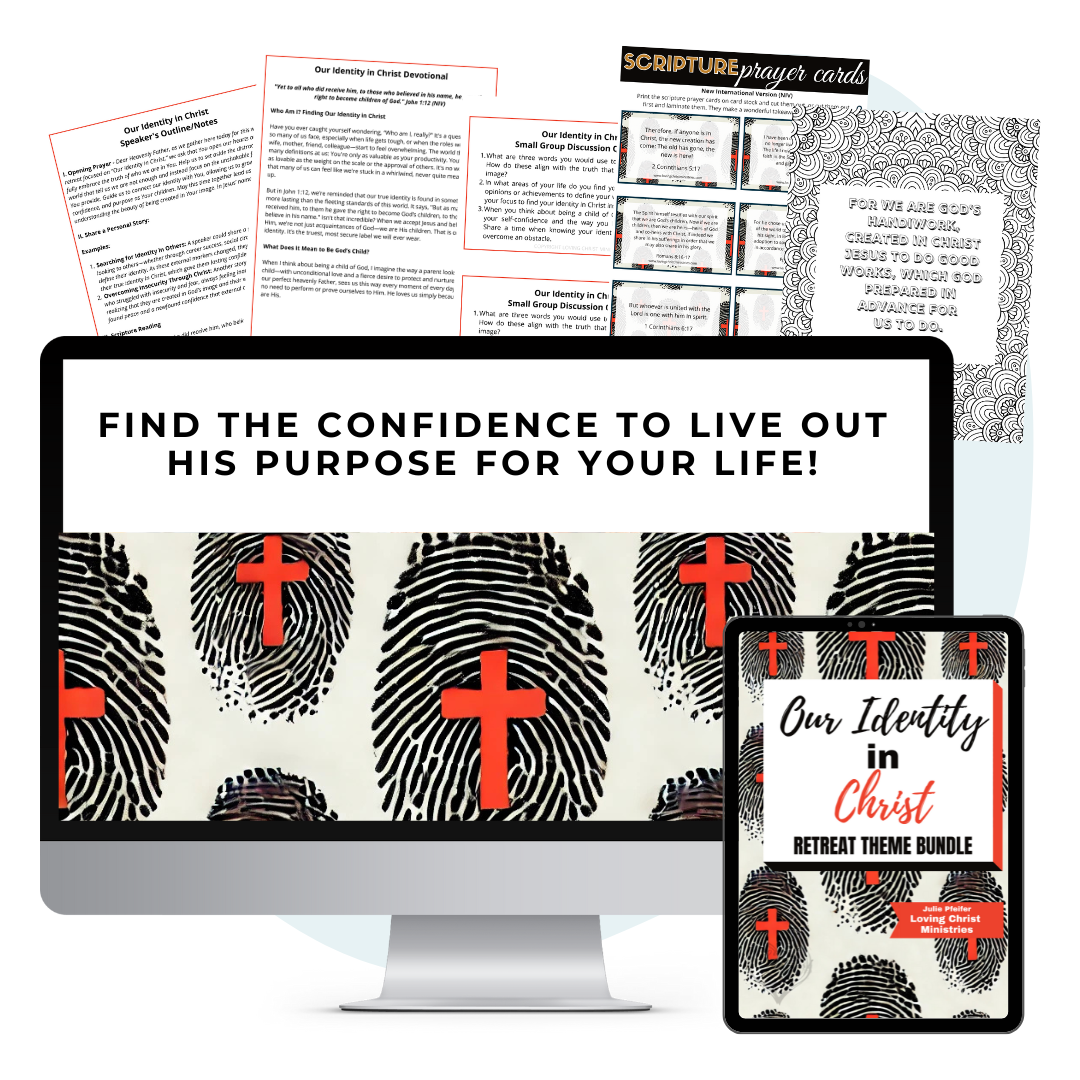 Our Identity in Christ Printable Theme Bundle