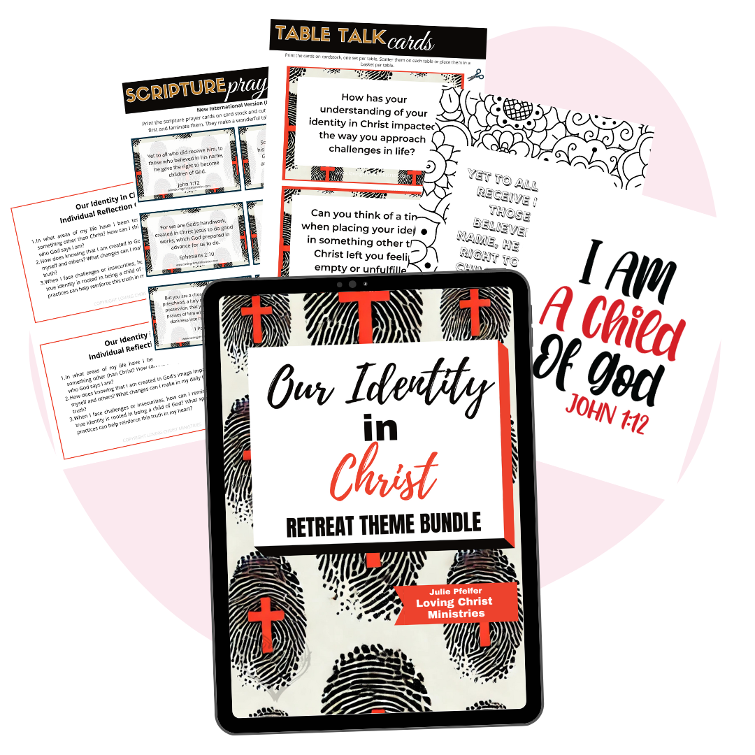 Our Identity in Christ Printable Theme Bundle