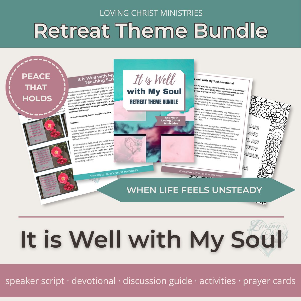 It is Well with My Soul Printable Theme Bundle