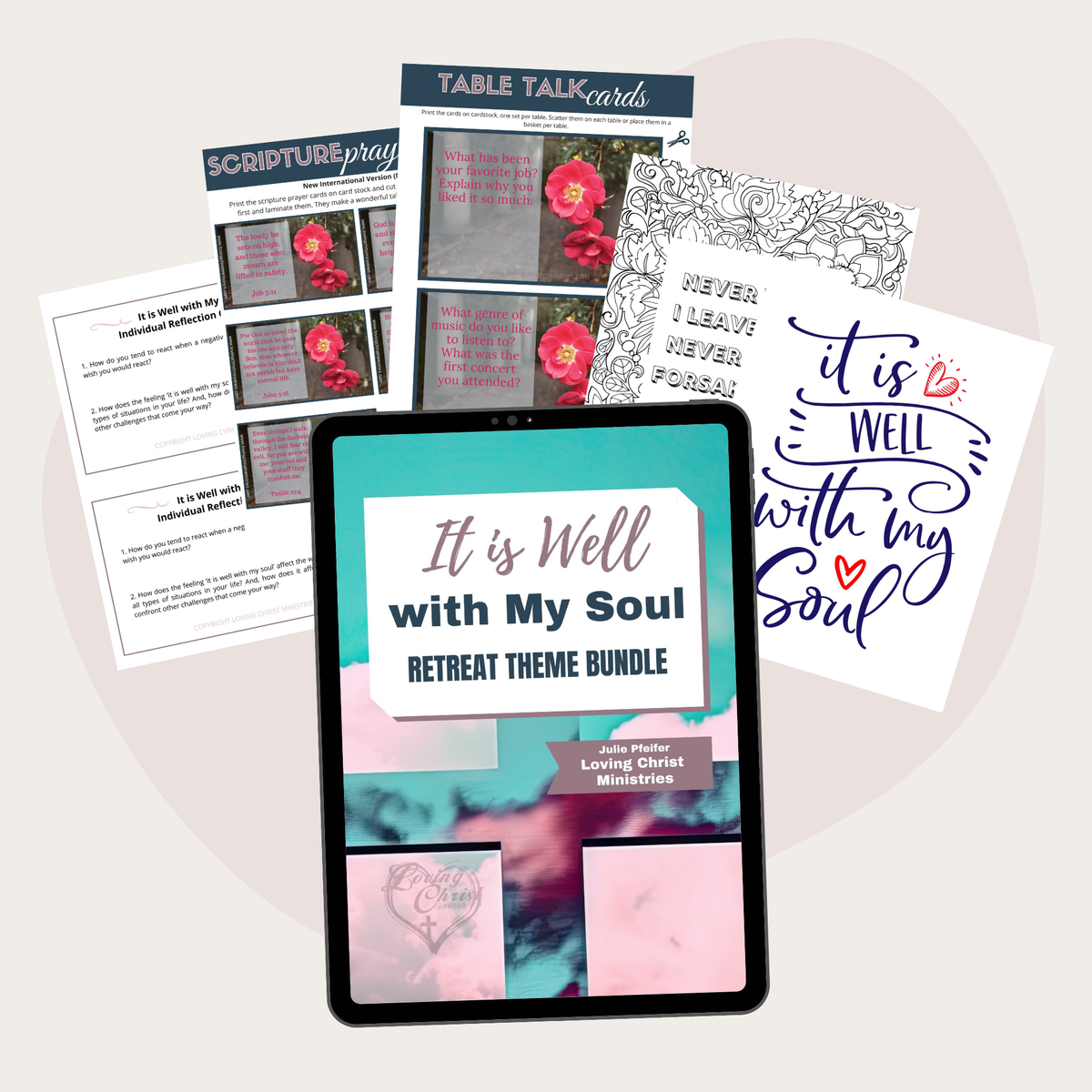 It is Well with My Soul Printable Theme Bundle