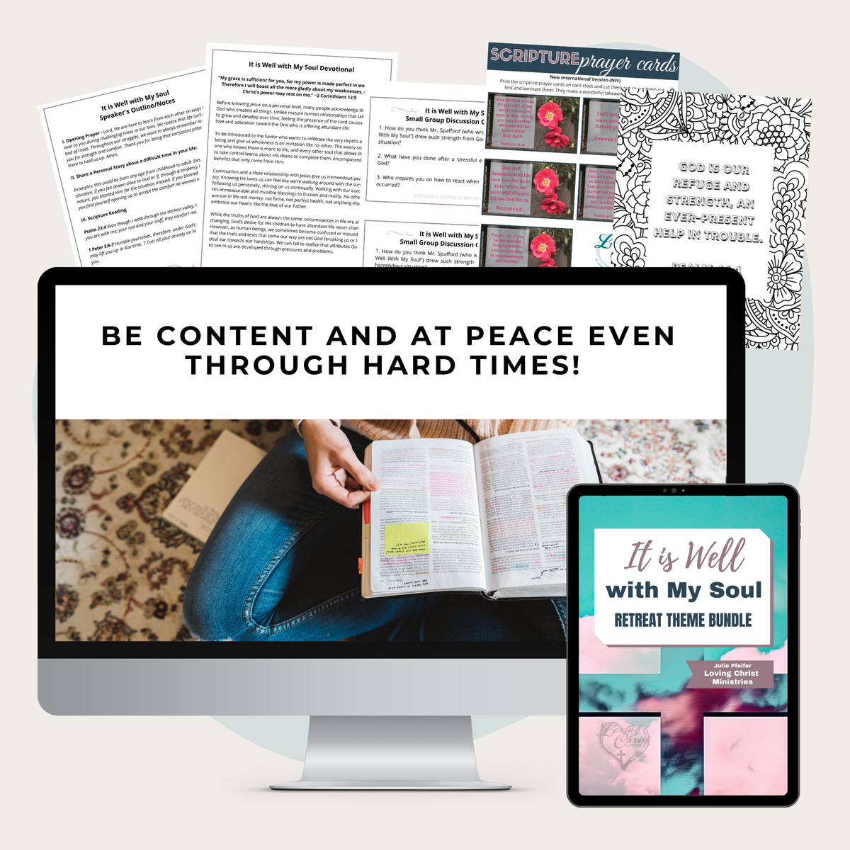 It is Well with My Soul Printable Theme Bundle