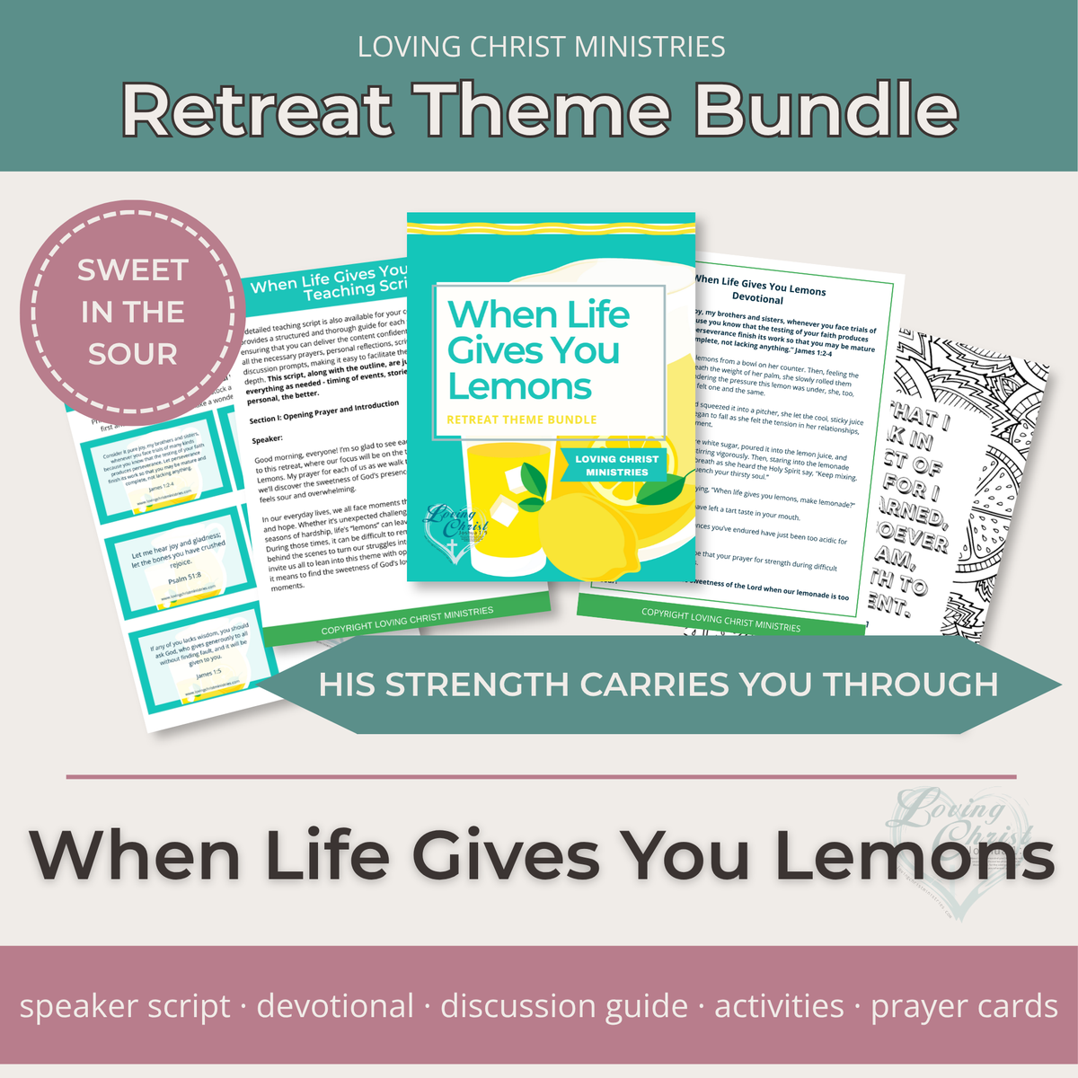 When Life Gives You Lemons Printable Theme Bundle