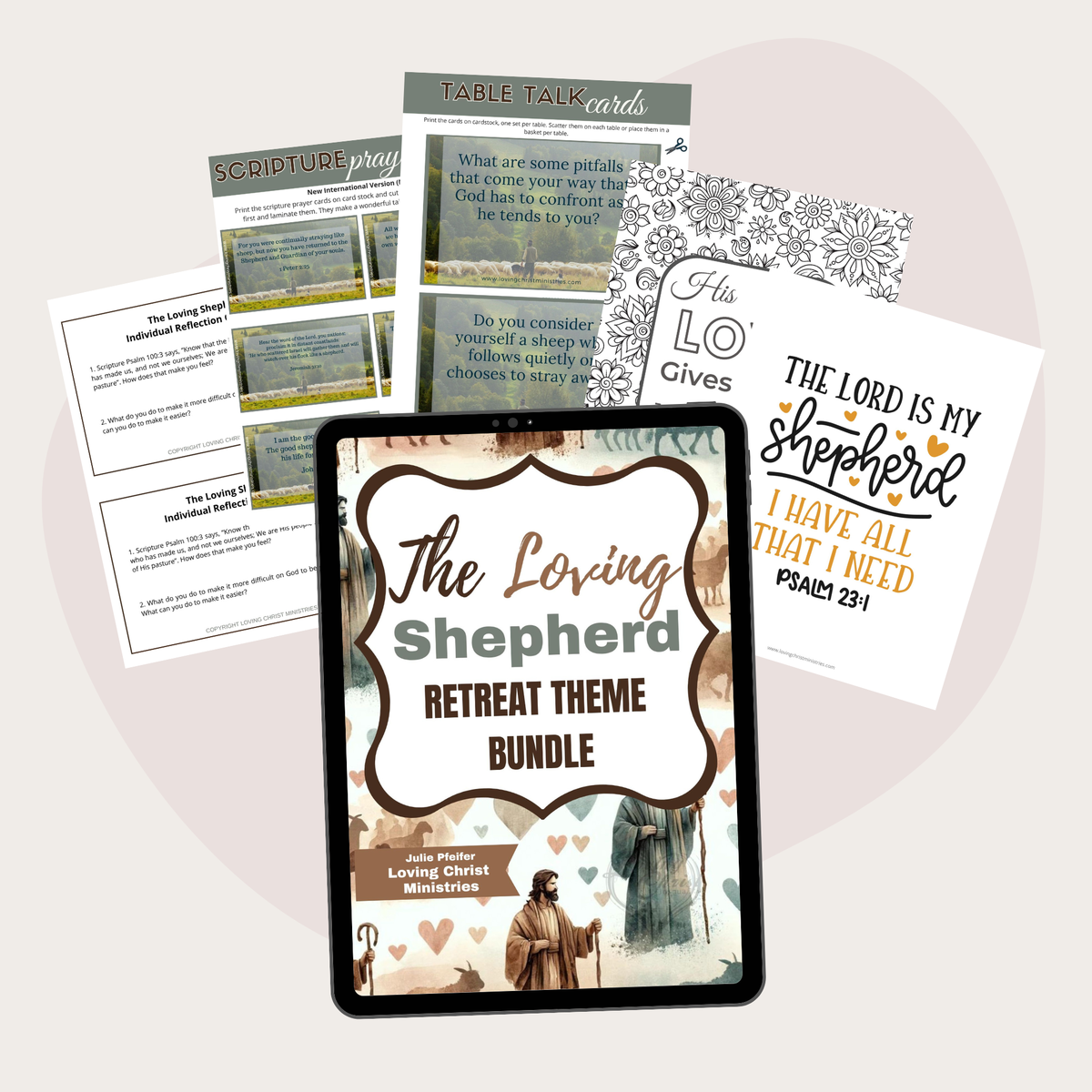 The Loving Shepherd Printable Theme Bundle
