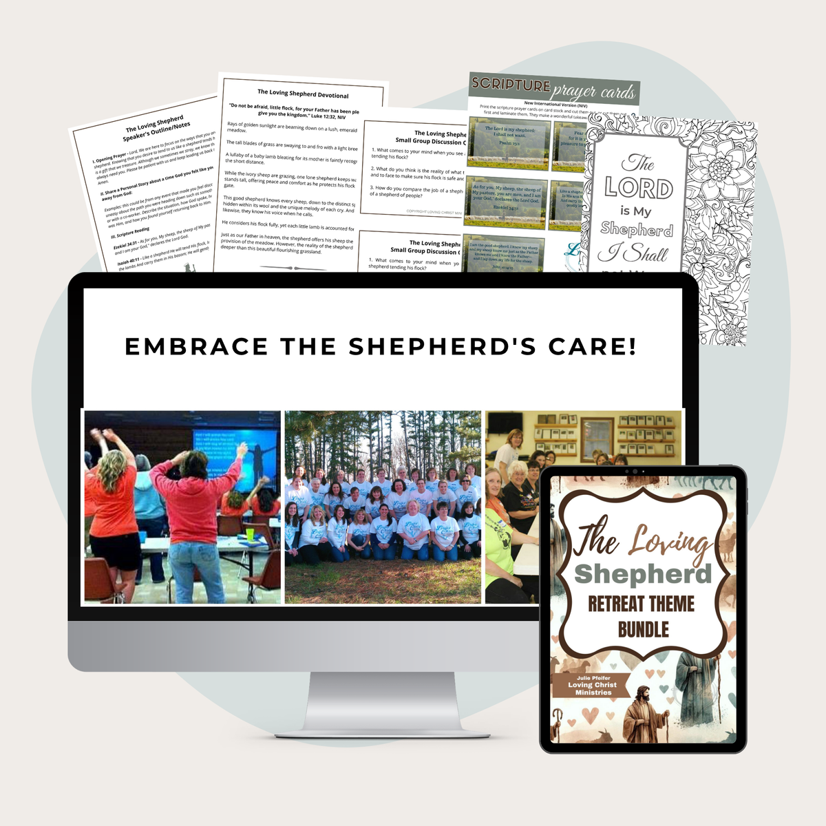 The Loving Shepherd Printable Theme Bundle