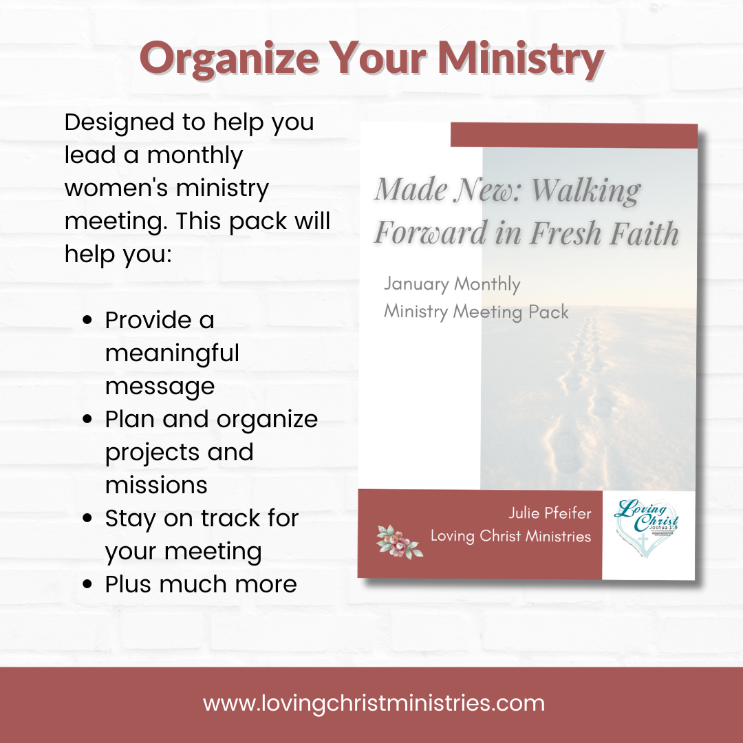 Made New: Walking Forward in Fresh Faith - Monthly Ministry Meeting Pack