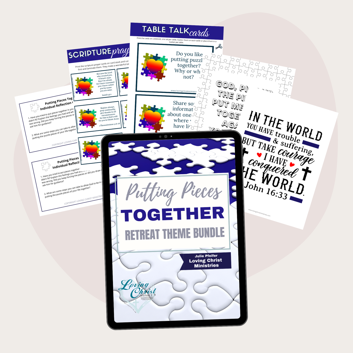 Putting Pieces Together Printable Theme Bundle