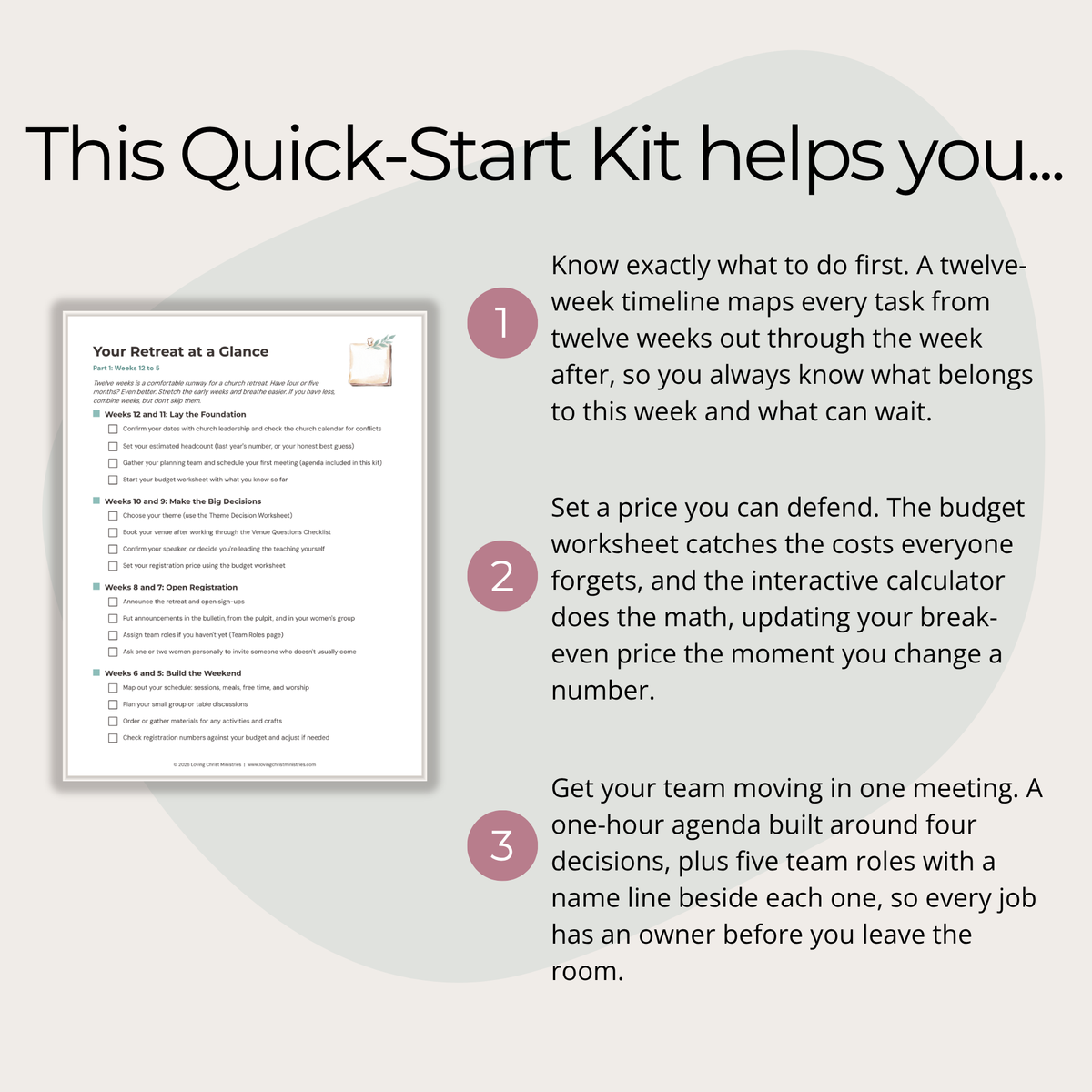 Retreat Quick-Start Kit