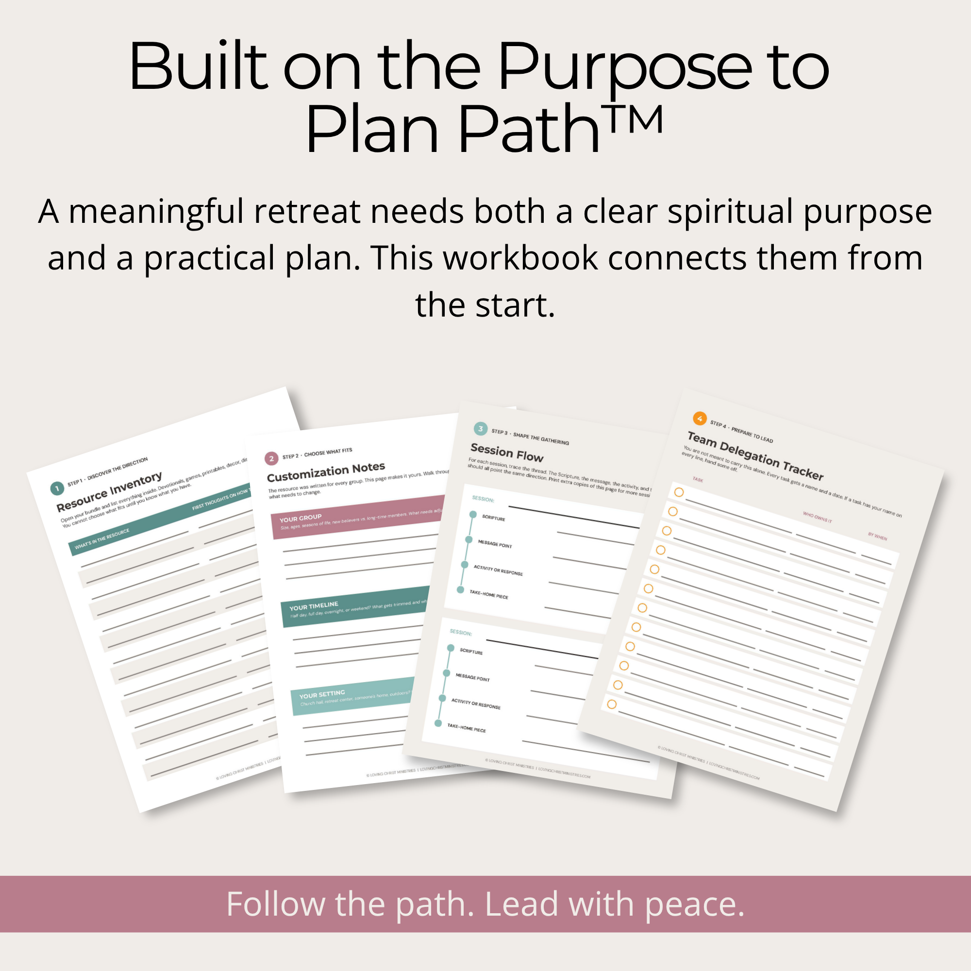 Step-by-Step to a Successful Retreat Planning Workbook