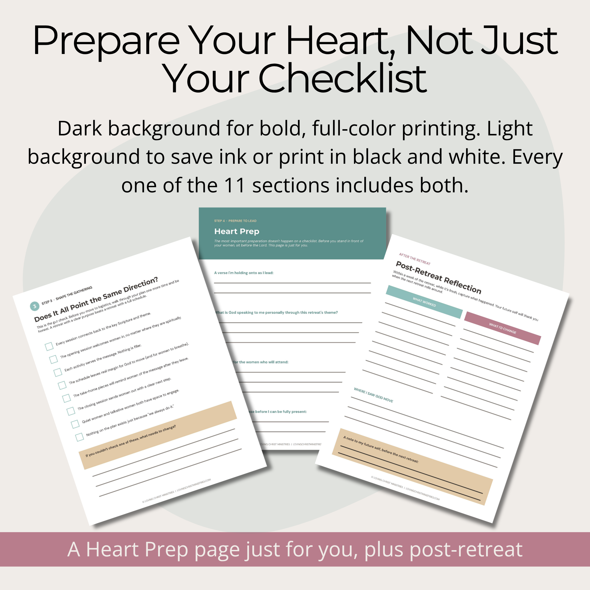 Step-by-Step to a Successful Retreat Planning Workbook