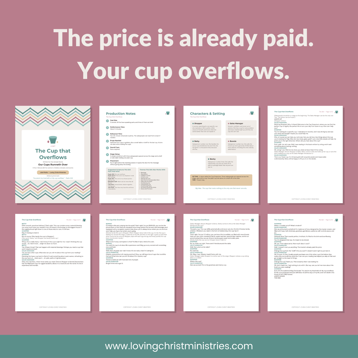 The Cup that Overflows - Christian Skit