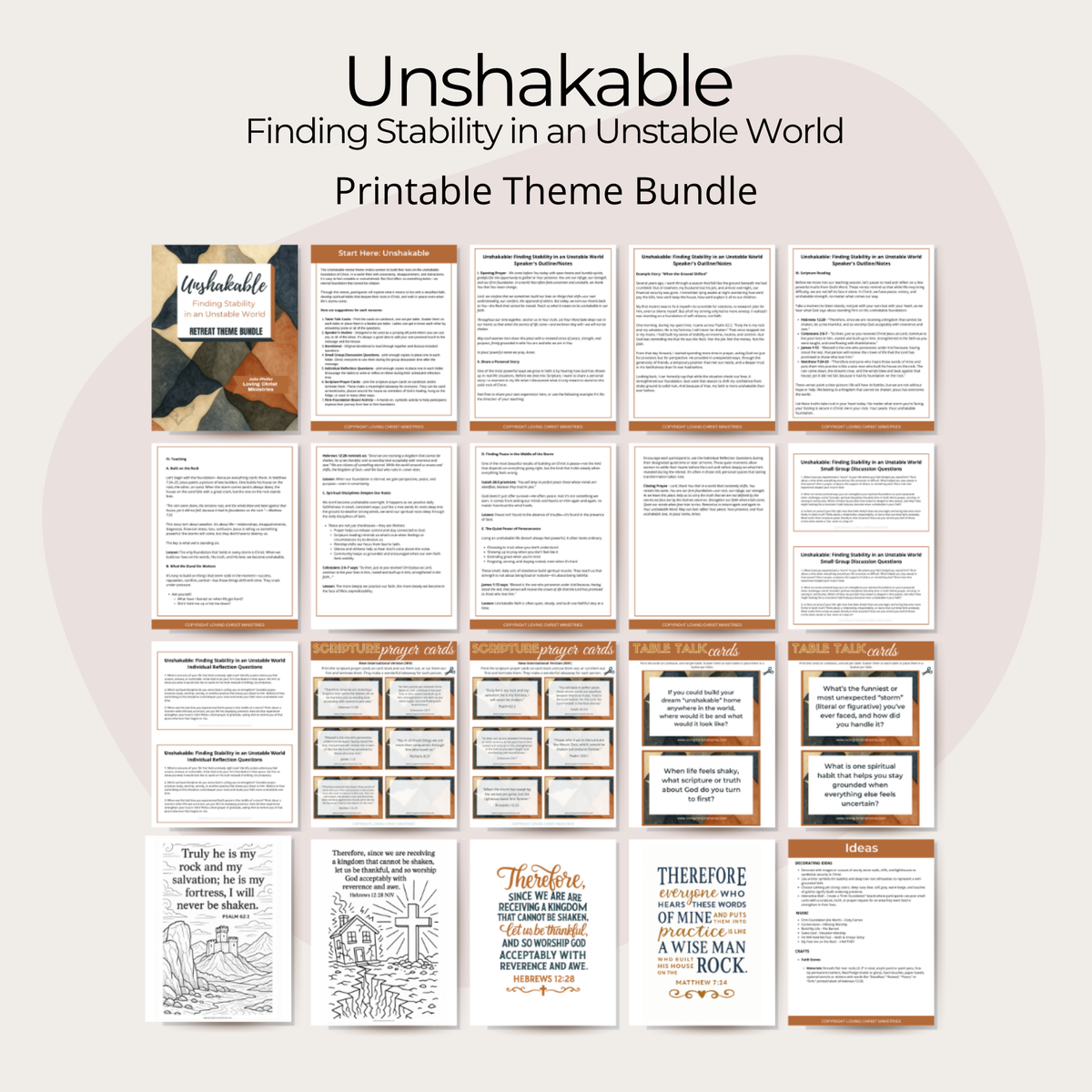 Unshakable: Finding Stability in an Unstable World