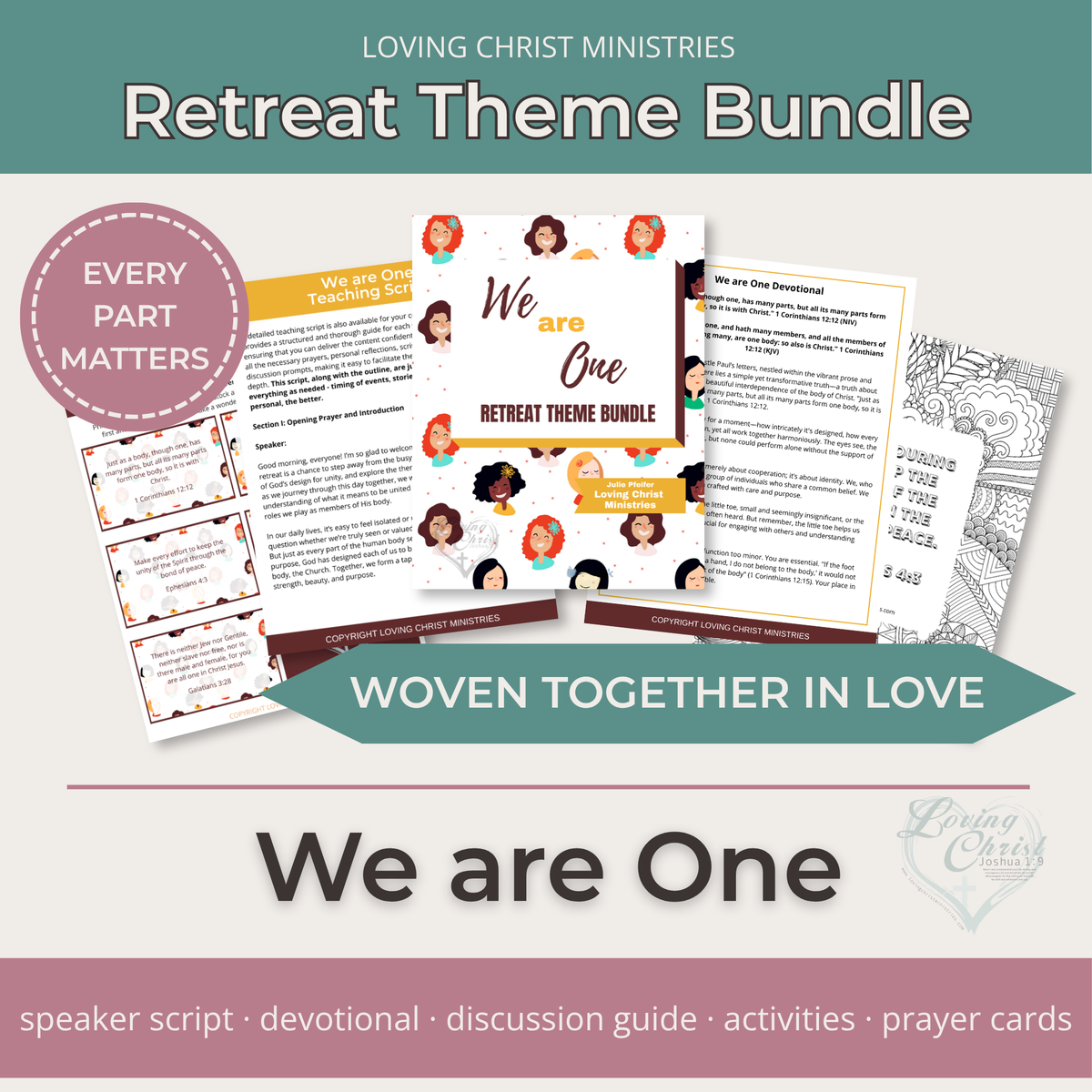 We are One Printable Theme Bundle