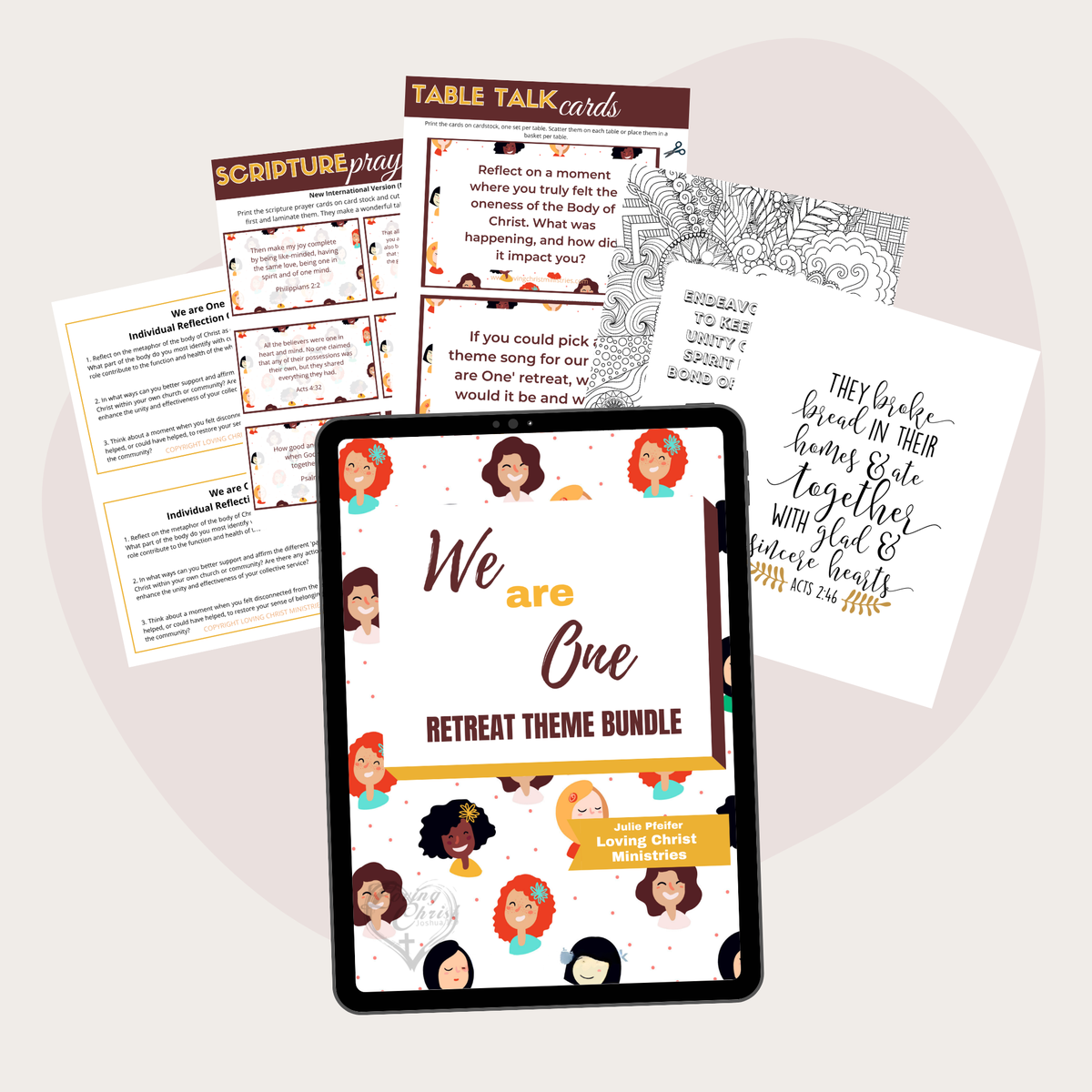 We are One Printable Theme Bundle