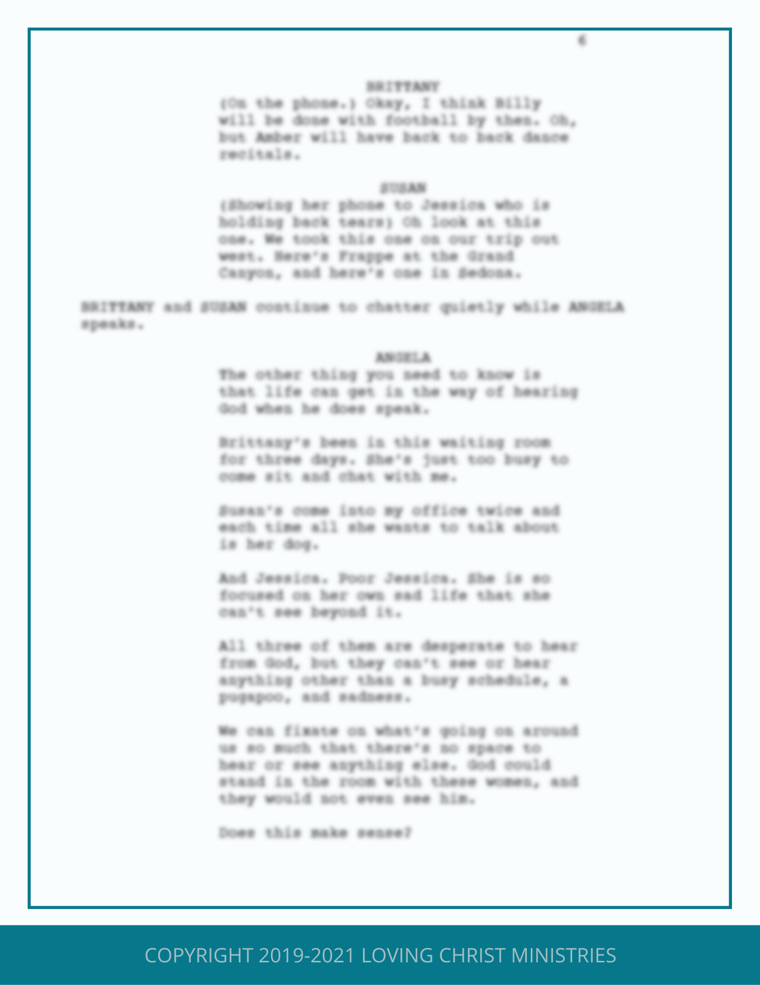 Still - Christian Skit
