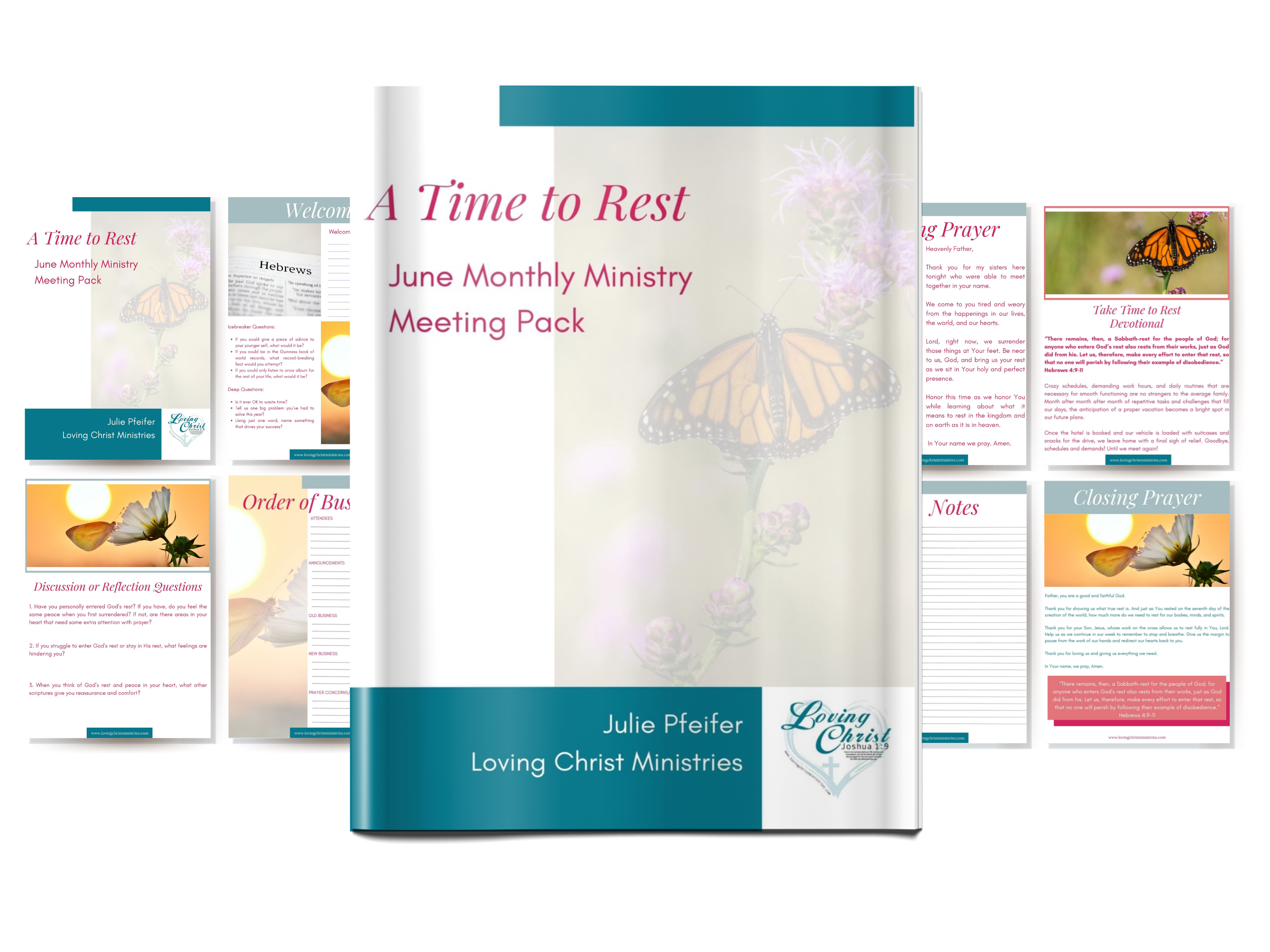 Take Time to Rest - June Monthly Ministry Meeting Pack