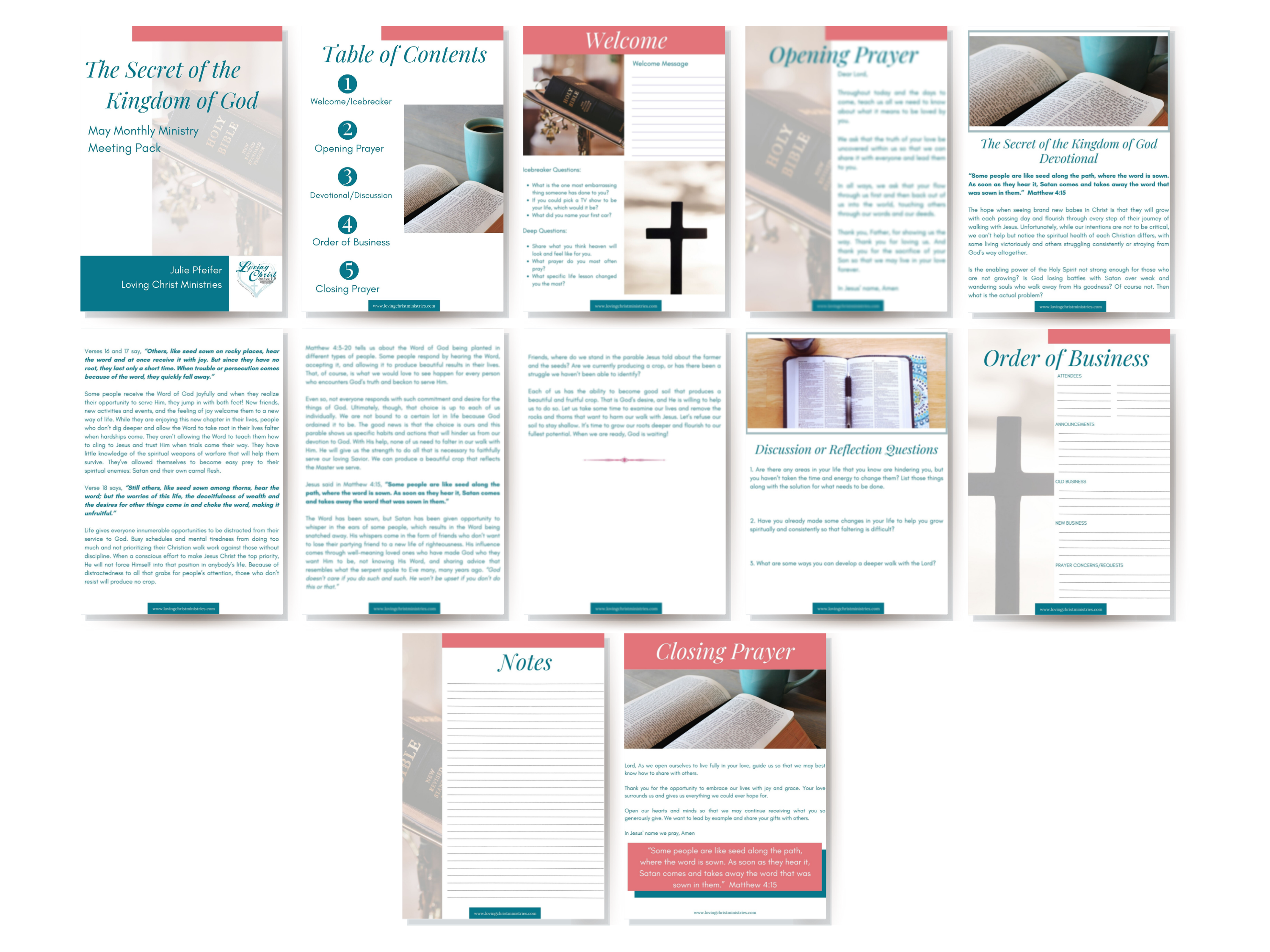 The Secret of the Kingdom of God - May Monthly Ministry Meeting Pack
