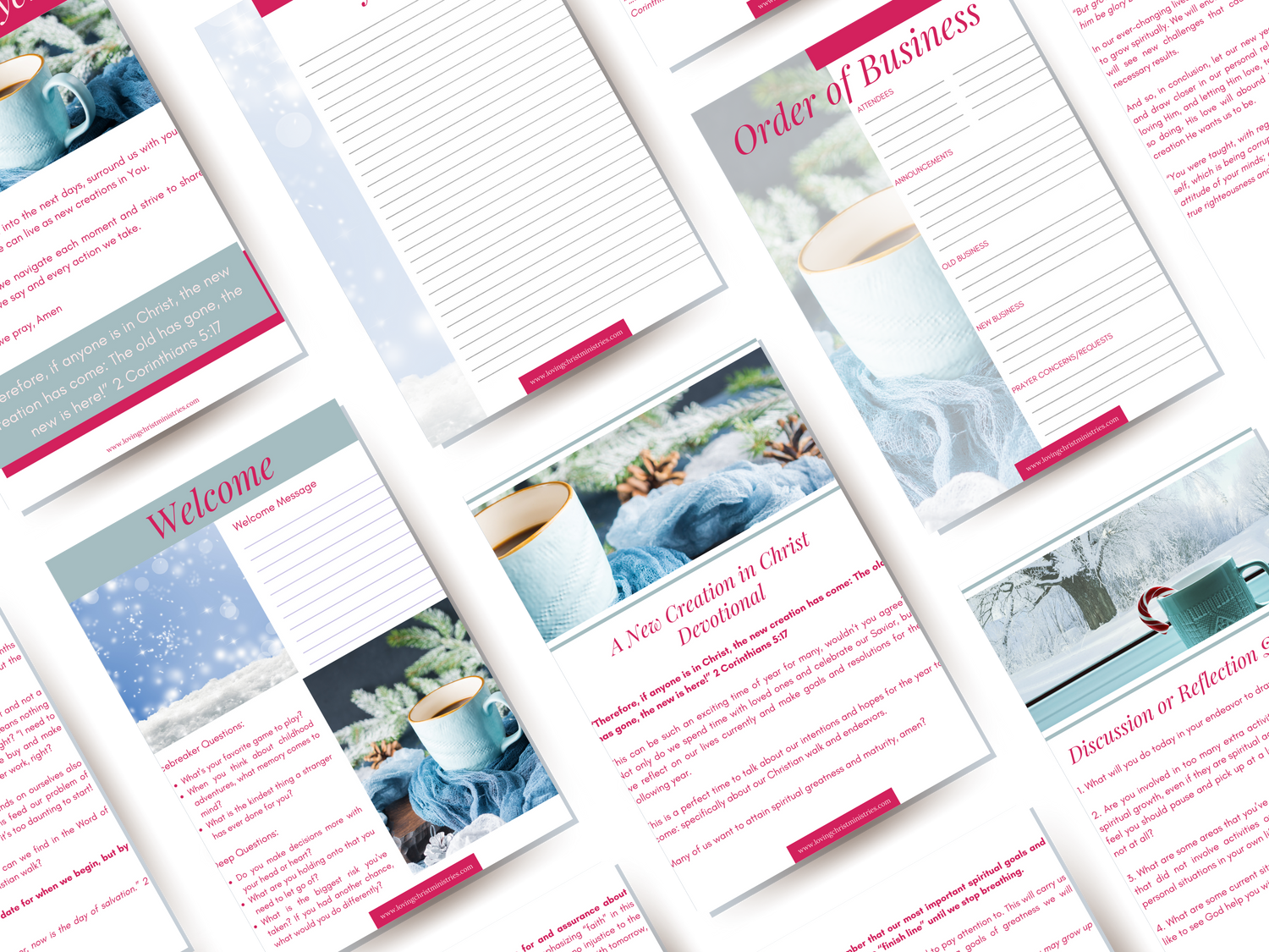 A New Creation - January Monthly Ministry Meeting Pack