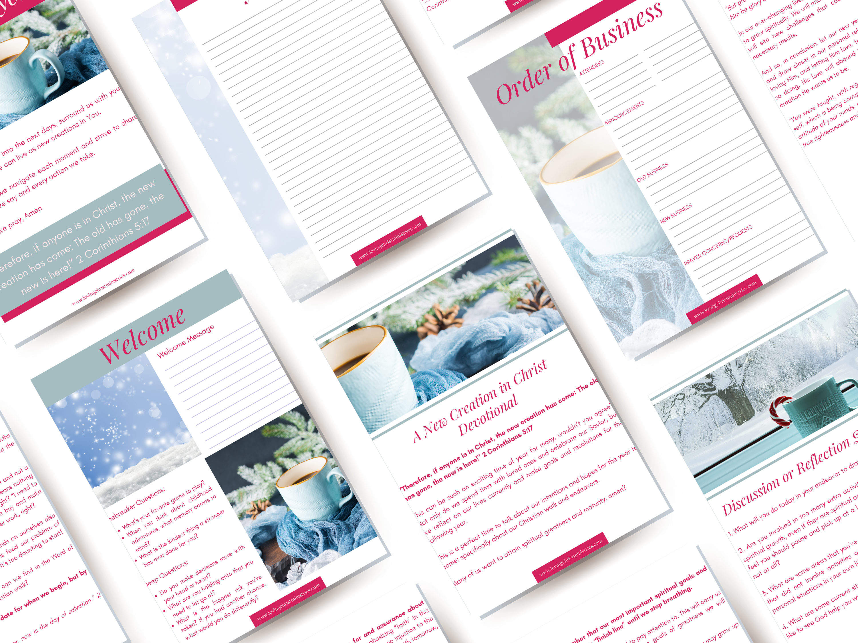 A New Creation - January Monthly Ministry Meeting Pack