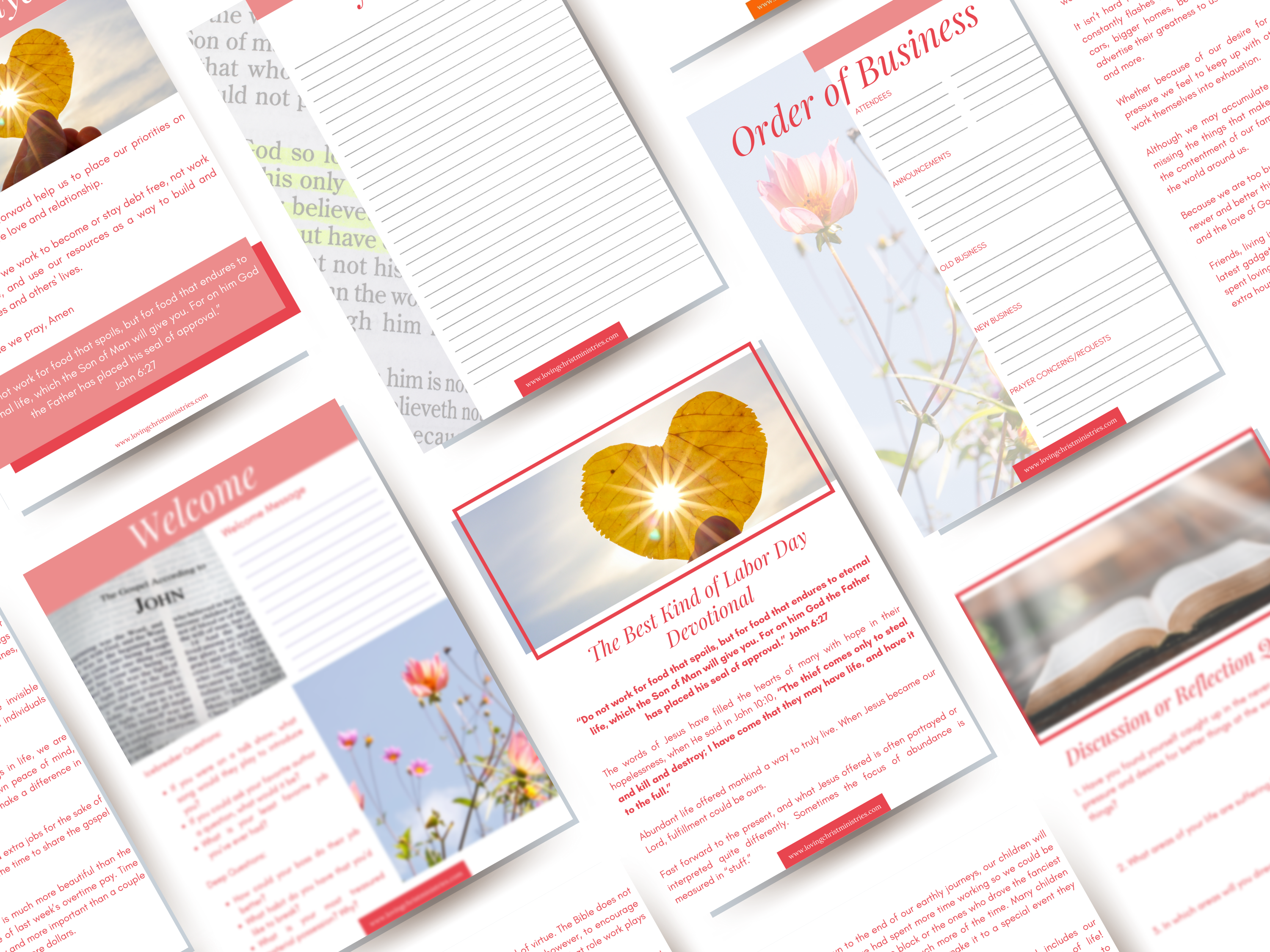 The Best Kind of Labor Day - September Monthly Ministry Meeting Pack