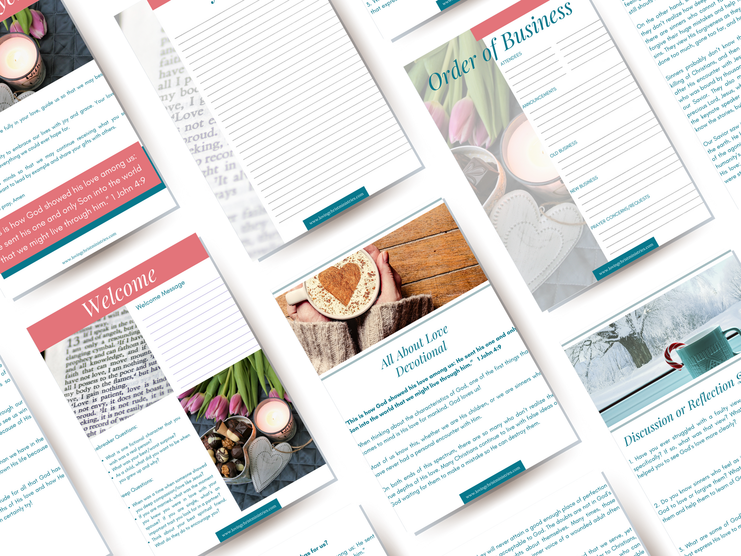 All about Love - February Monthly Ministry Meeting Pack