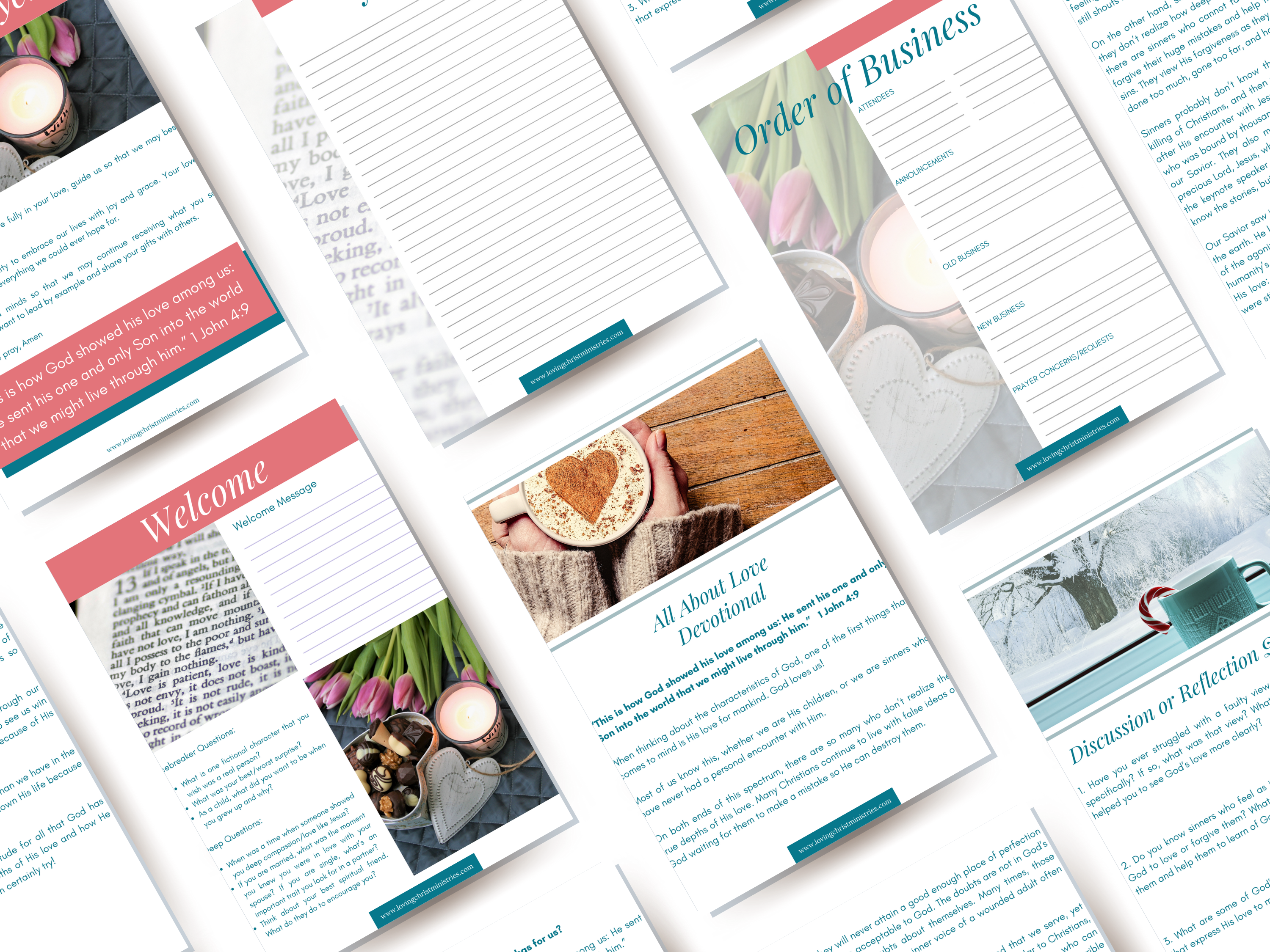 All about Love - February Monthly Ministry Meeting Pack