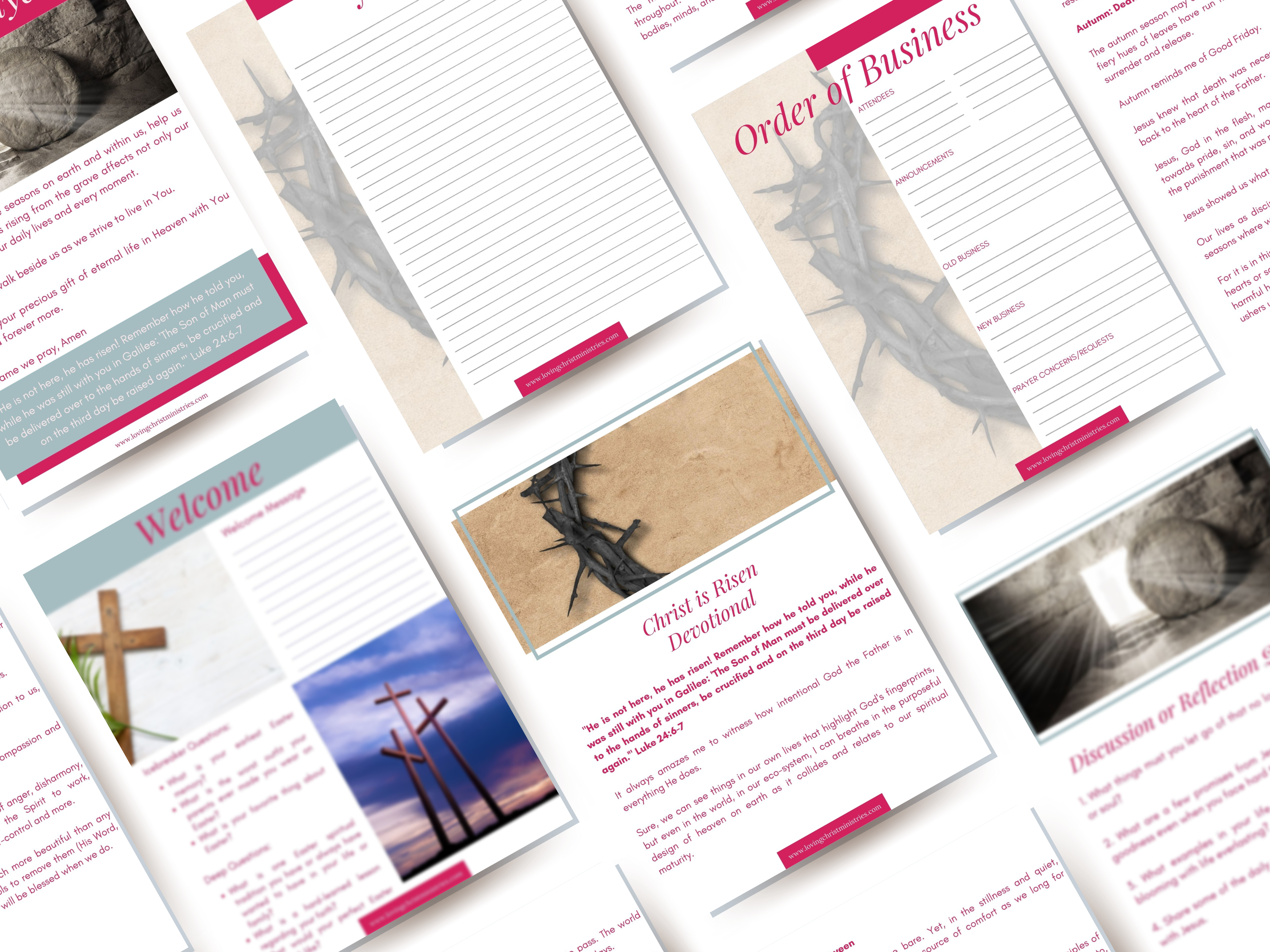 Christ is Risen - April Monthly Ministry Meeting Pack
