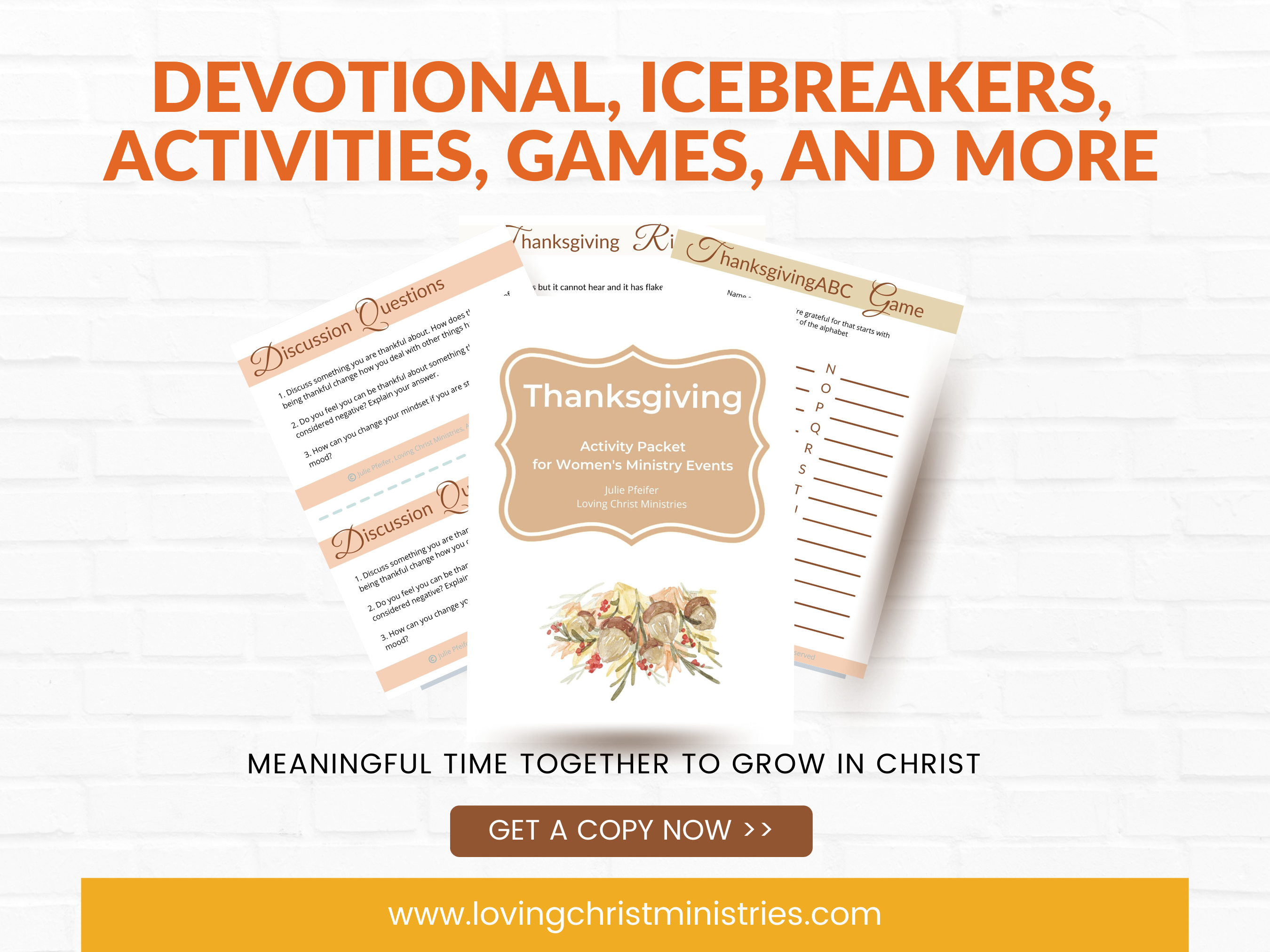 Giving Thanks Printable Ministry Theme + Bonus Activity Kit