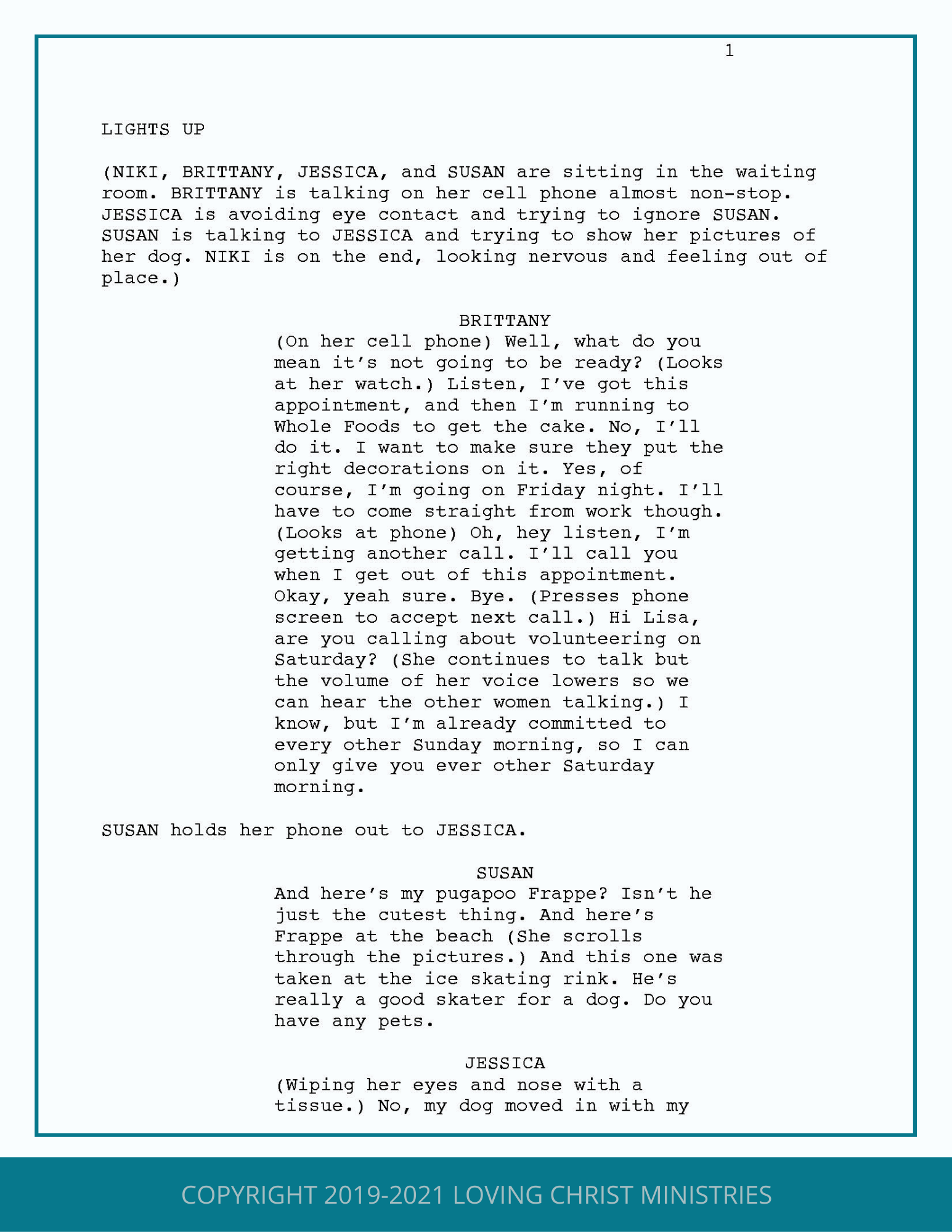 Still - Christian Skit