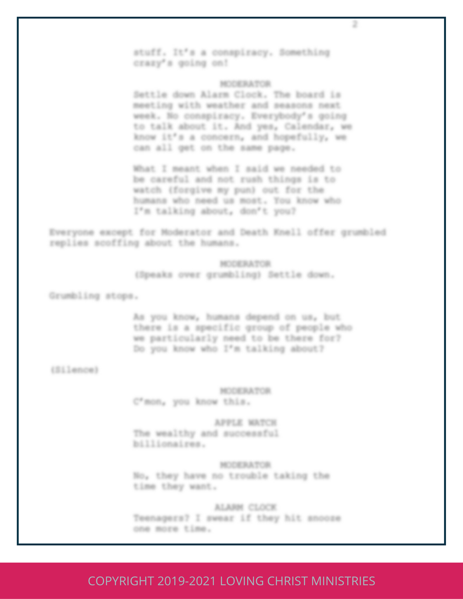 Before the Bell Tolls - Christian Skit