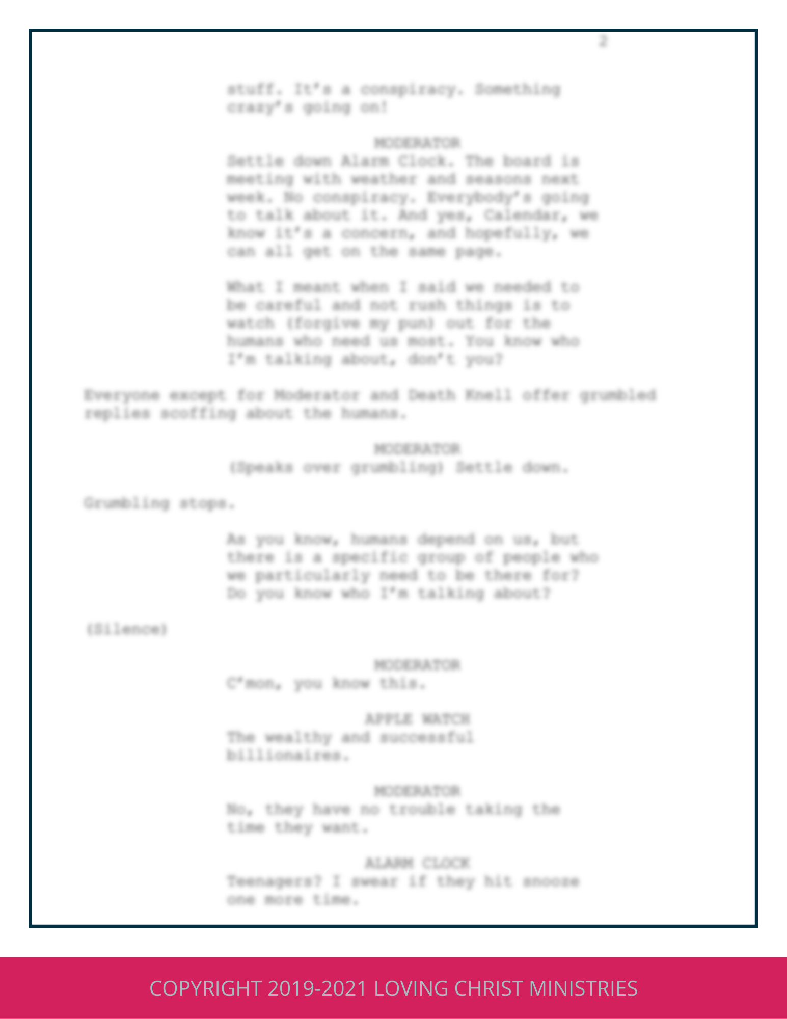 Before the Bell Tolls - Christian Skit