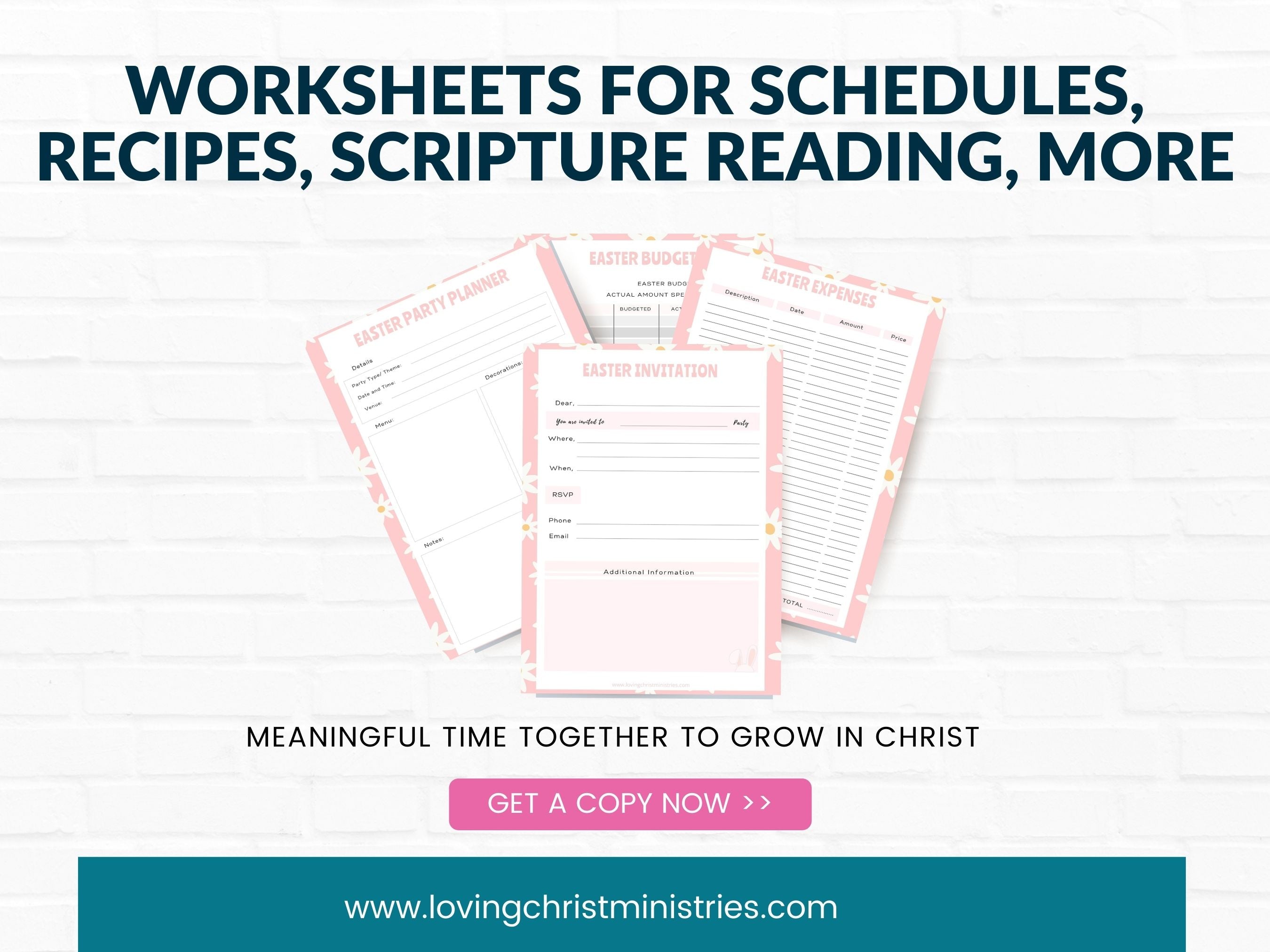 Easter Planner {30+ Pages}