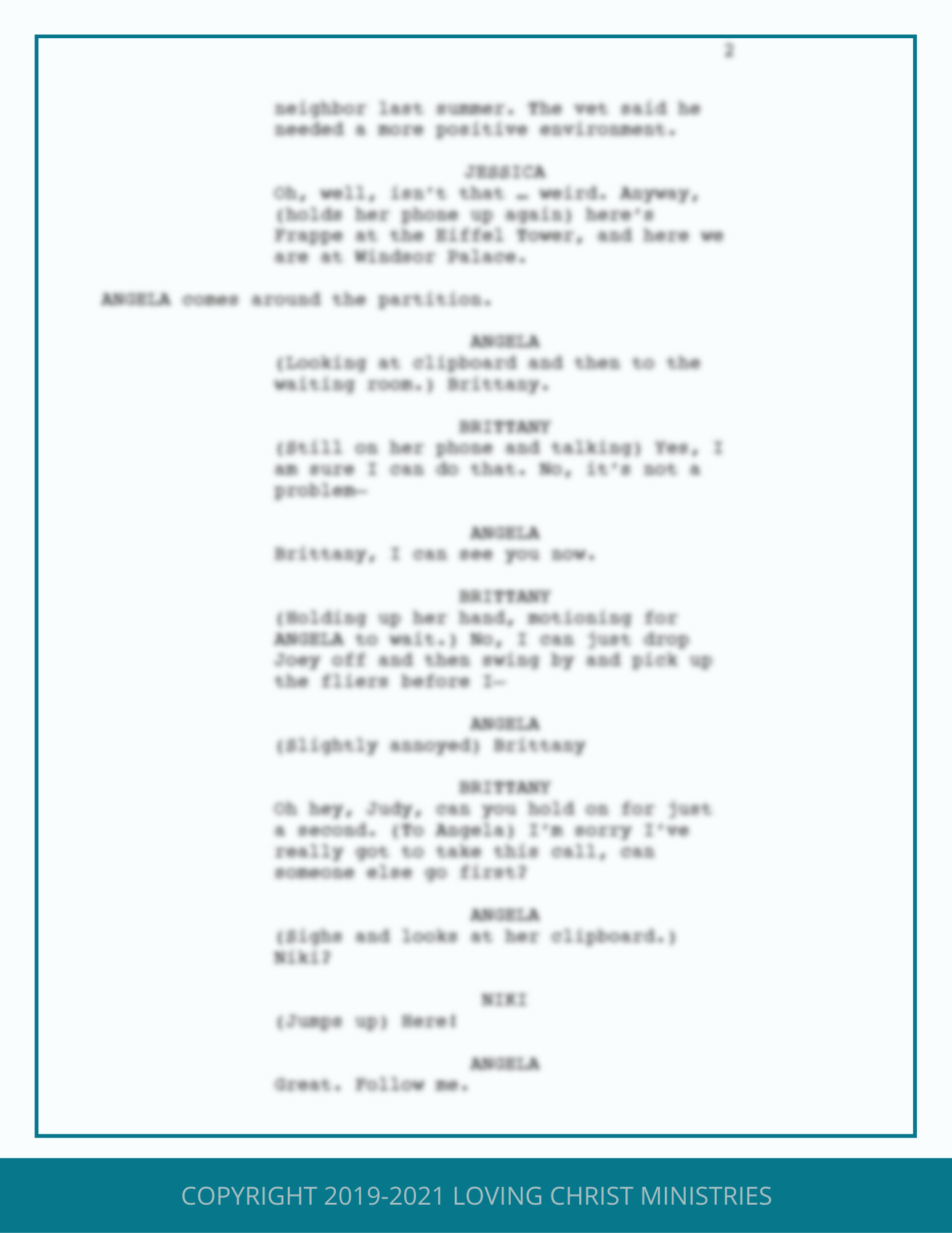 Still - Christian Skit