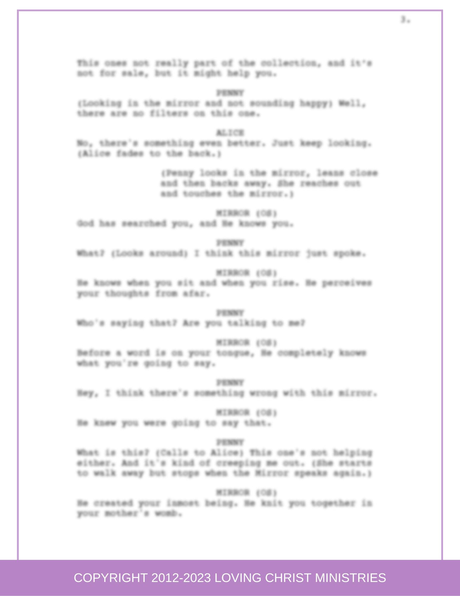 Wonderfully Made - Christian Skit