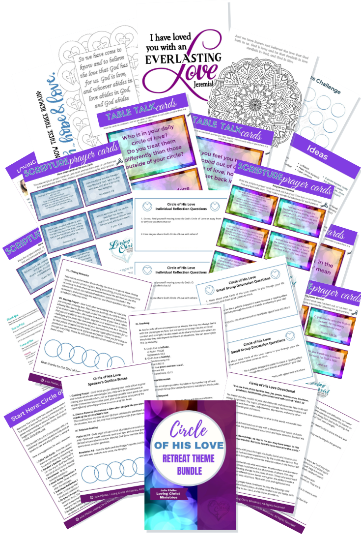 Circle of His Love Printable Theme Bundle