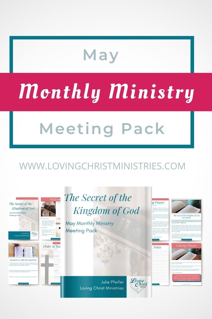 The Secret of the Kingdom of God - May Monthly Ministry Meeting Pack