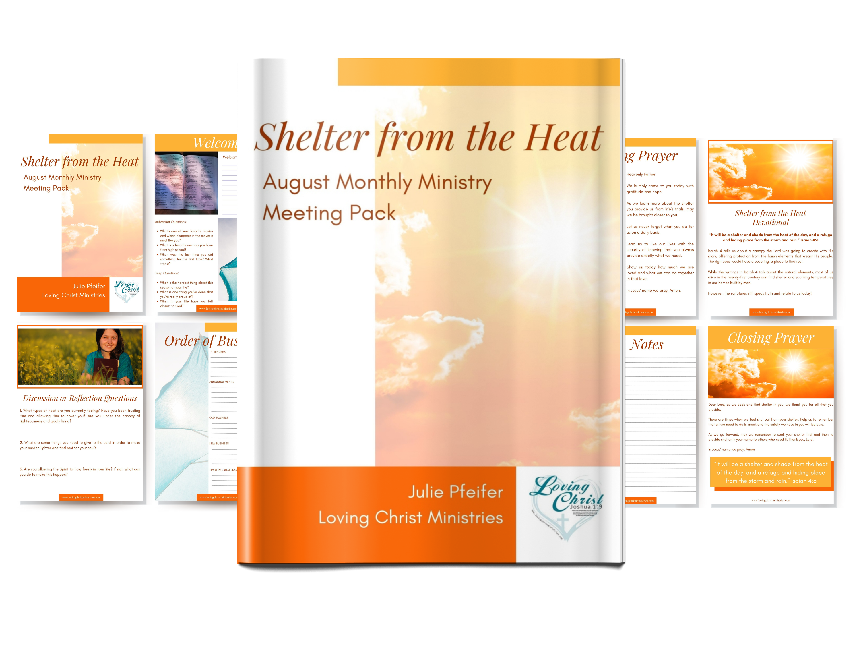 Shelter from the Heat - August Monthly Ministry Meeting Pack