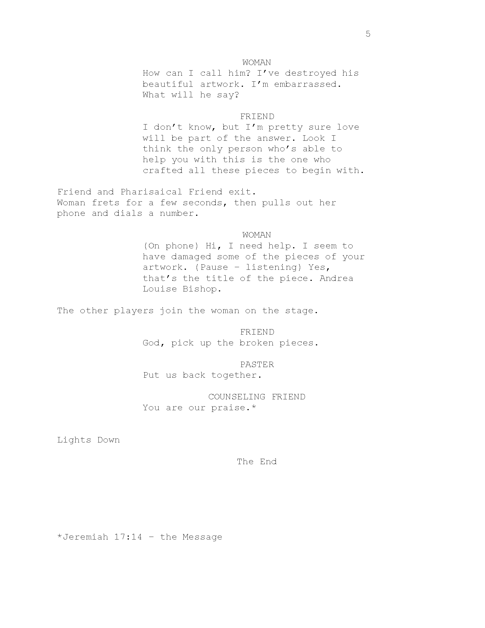 The Broken Pieces - Christian Skit